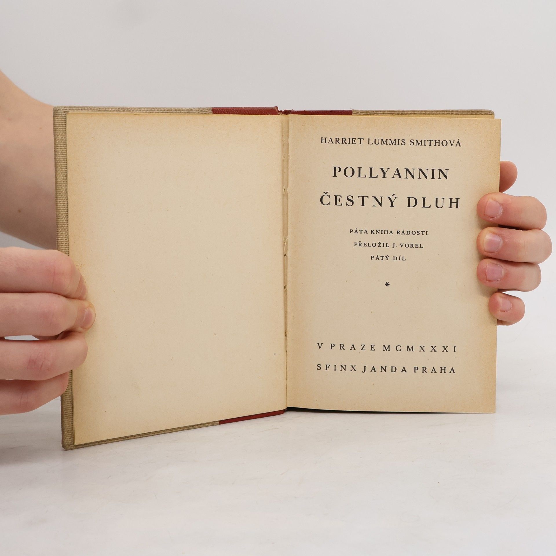 H. L. Smithová Pollyannin čestný dluh 5. díl