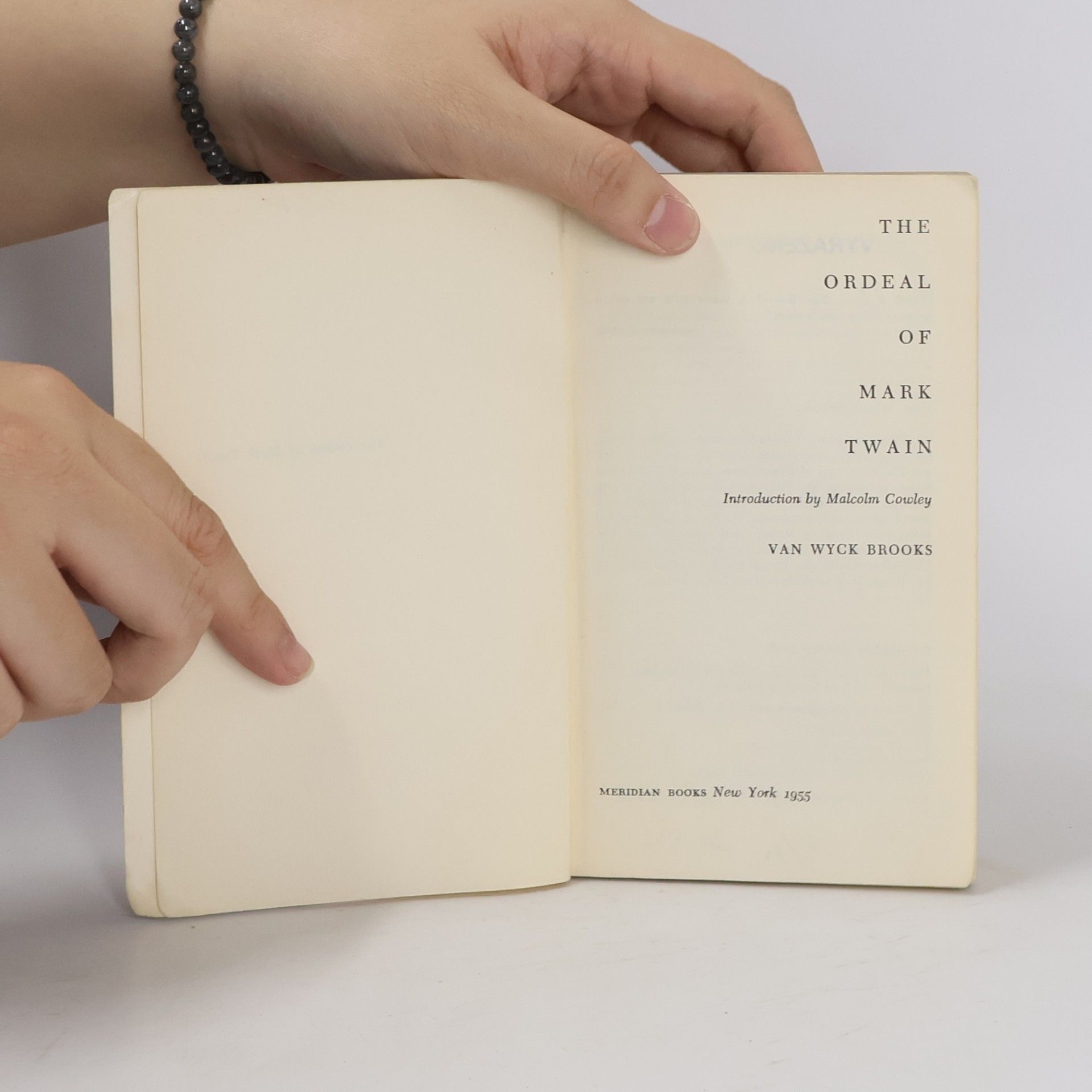 Van Wyck Brooks  The Ordeal of Mark Twain