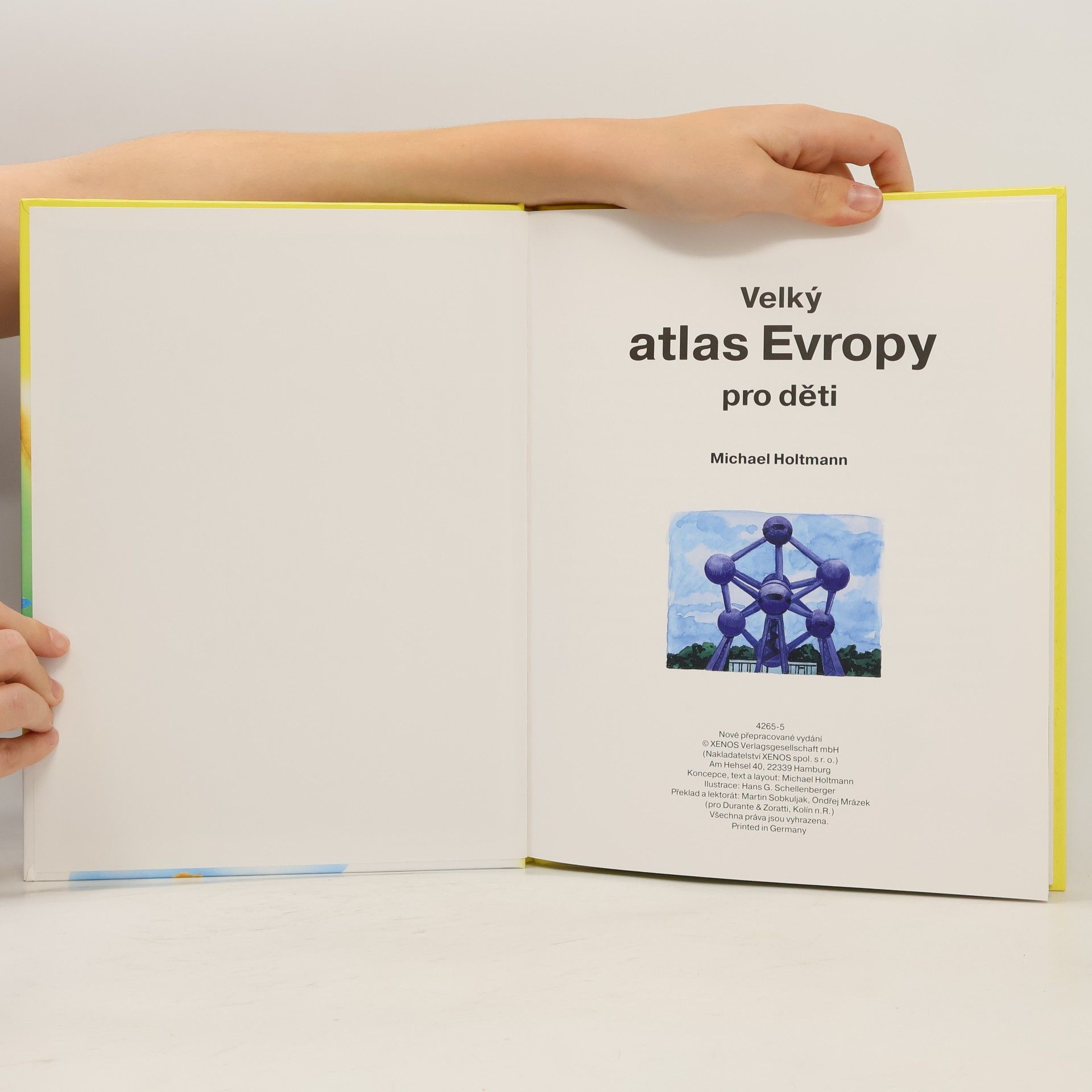 Michael Holtmann Velký atlas Evropy pro děti