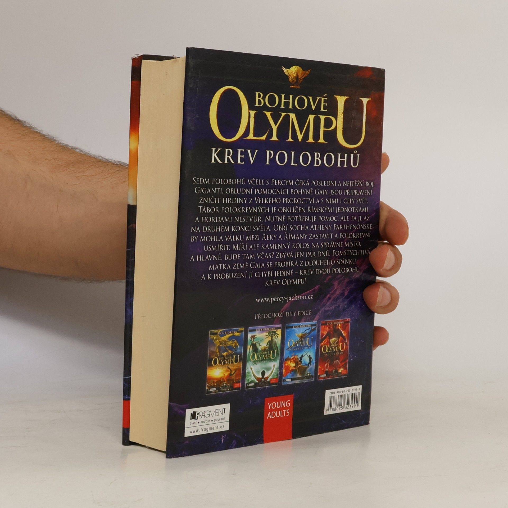 Rick Riordan Bohové Olympu. Krev polobohů