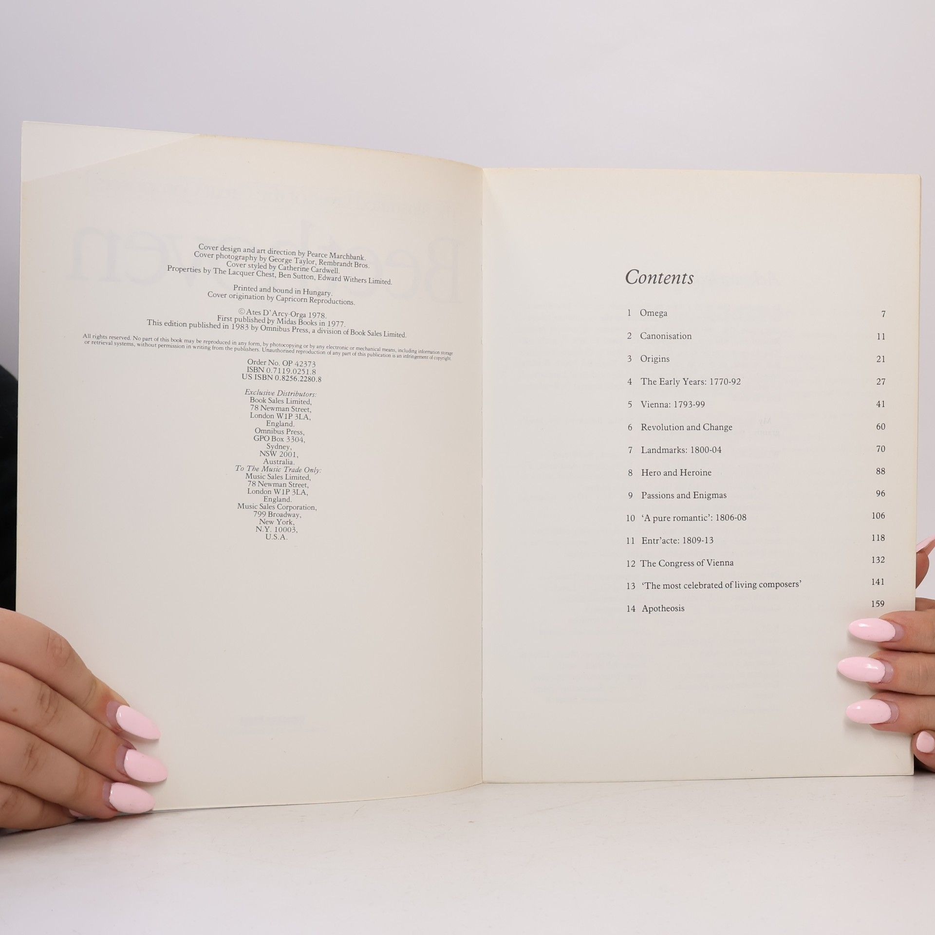 Ates Orga The Illustrated Lives of the Great Composers: Beethoven