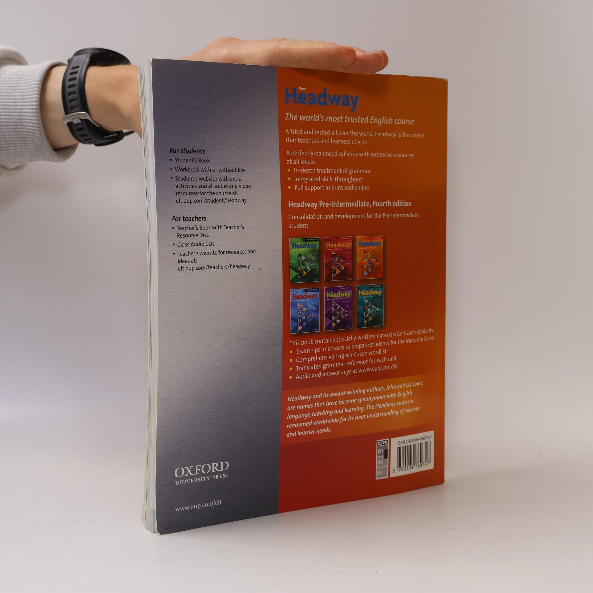 Liz Soars New Headway 4th edition Pre-Intermediate Maturita Student´s book (česká edice)