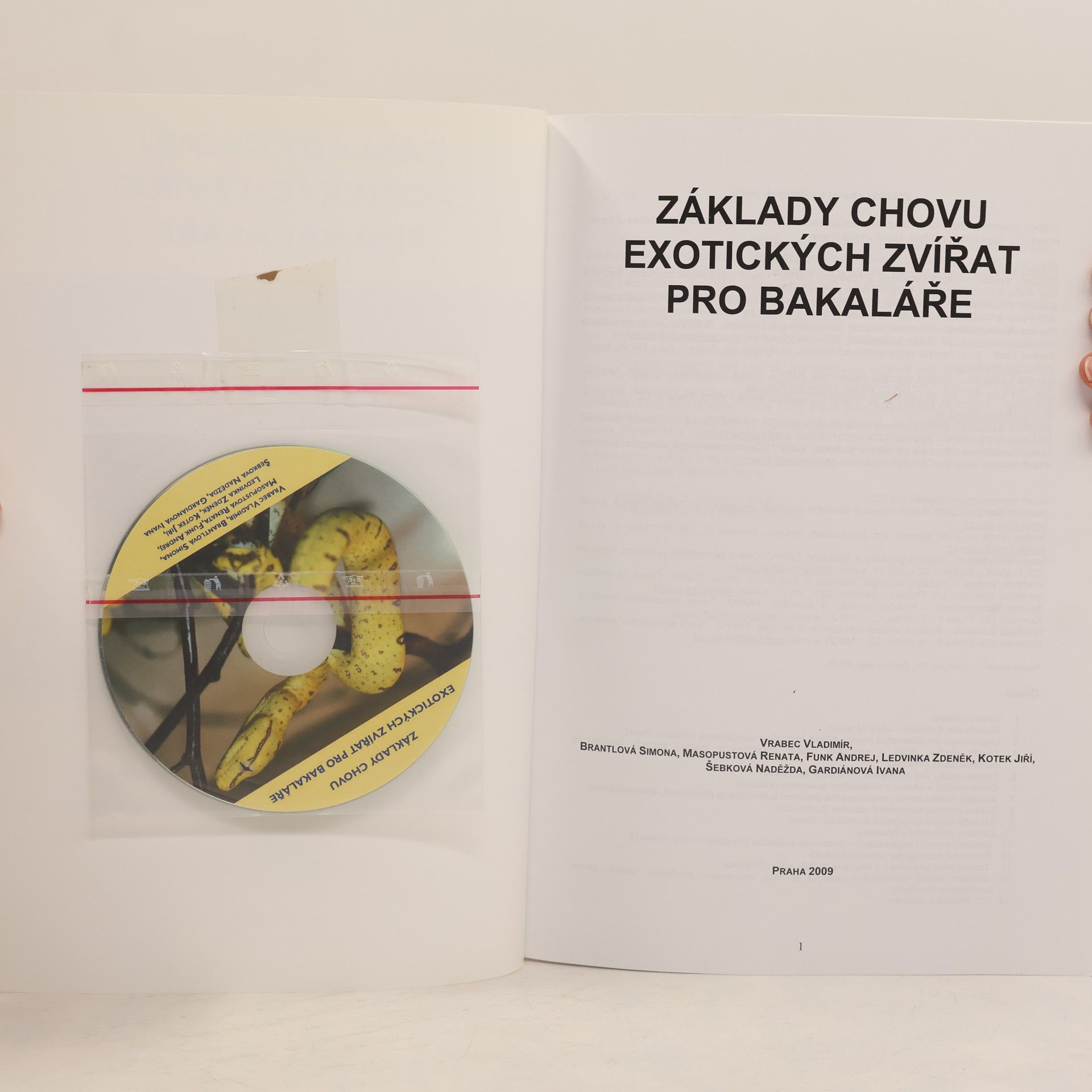 Vladimír Vrabec Základy chovu exotických zvířat pro bakaláře