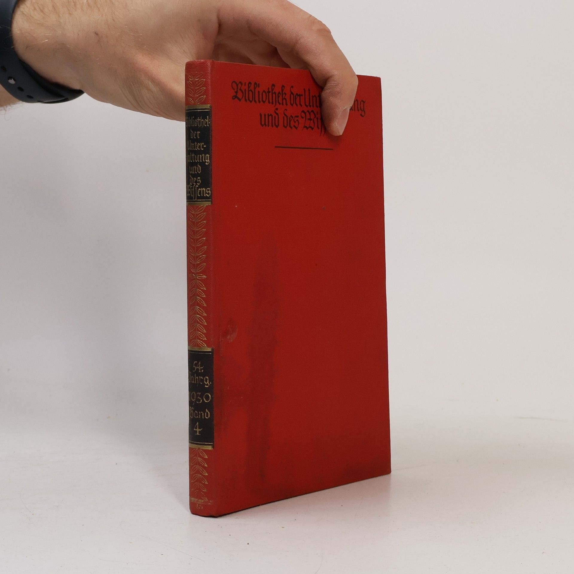Collectif d'auteurs Bibliothek der Unterhaltung und des Wissens Mothek IV.