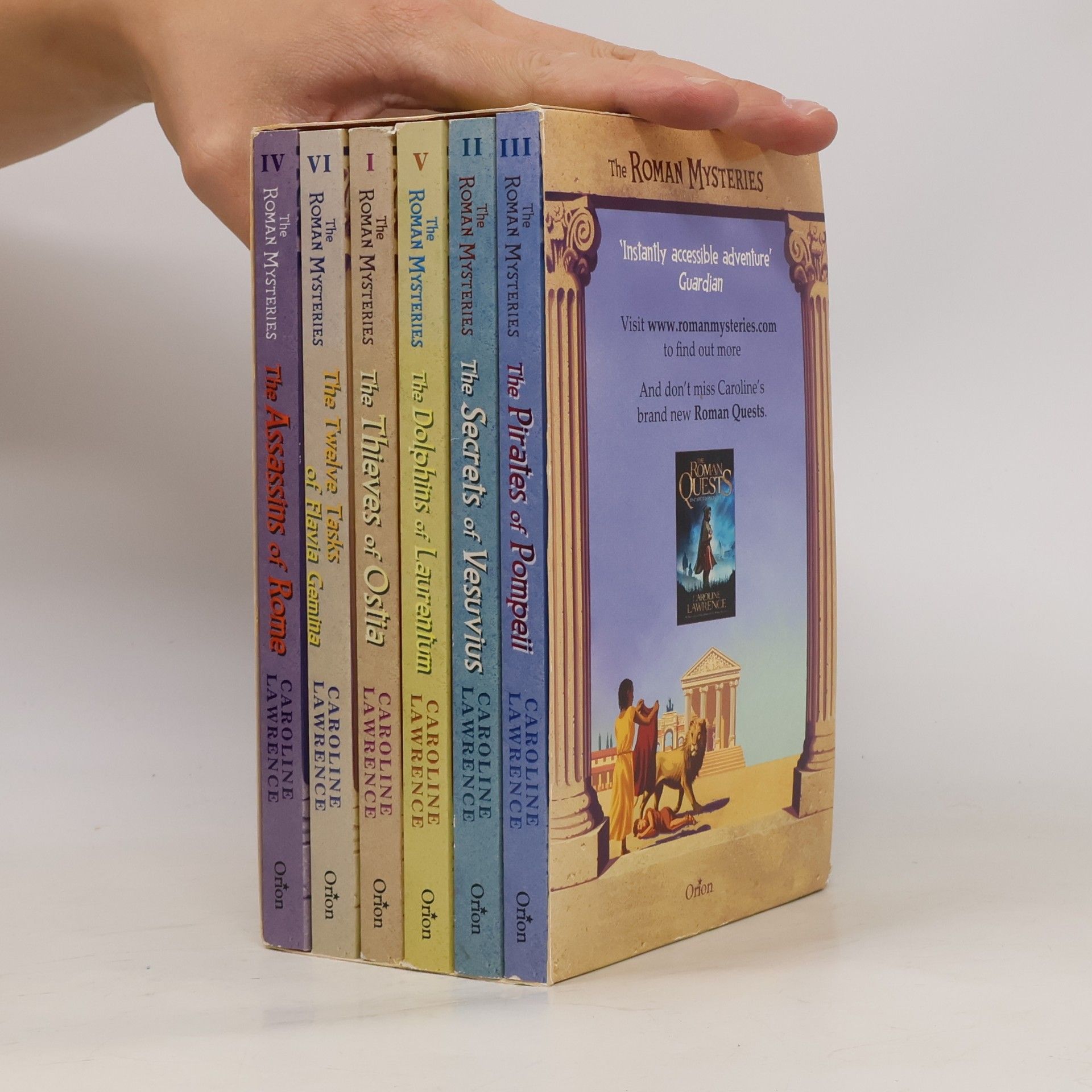 The Roman Mysteries Collection Caroline Lawrence 6 Books Box Set