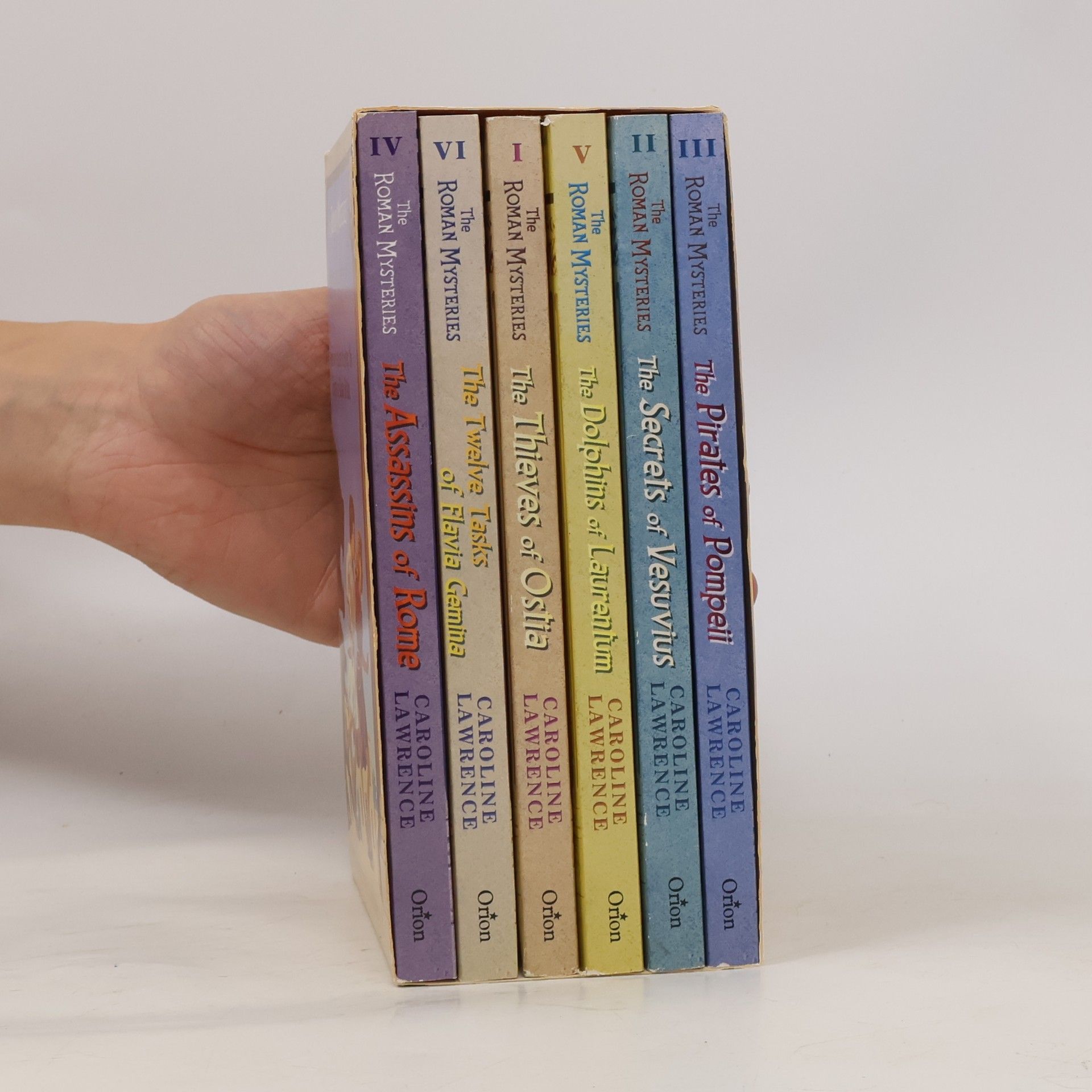 The Roman Mysteries Collection Caroline Lawrence 6 Books Box Set