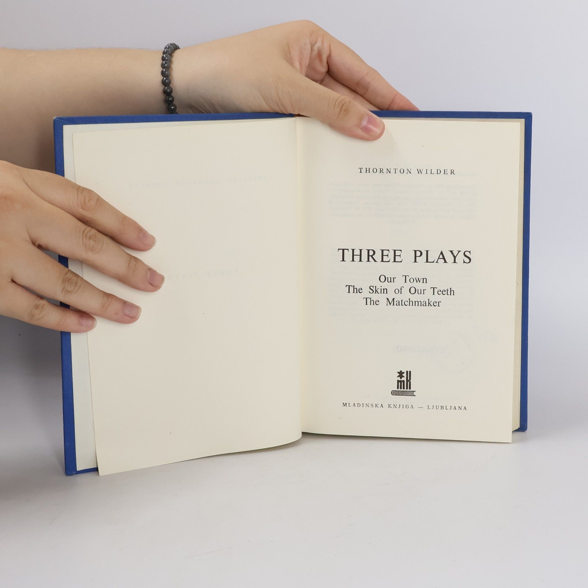 Thornton Wilder Three Plays