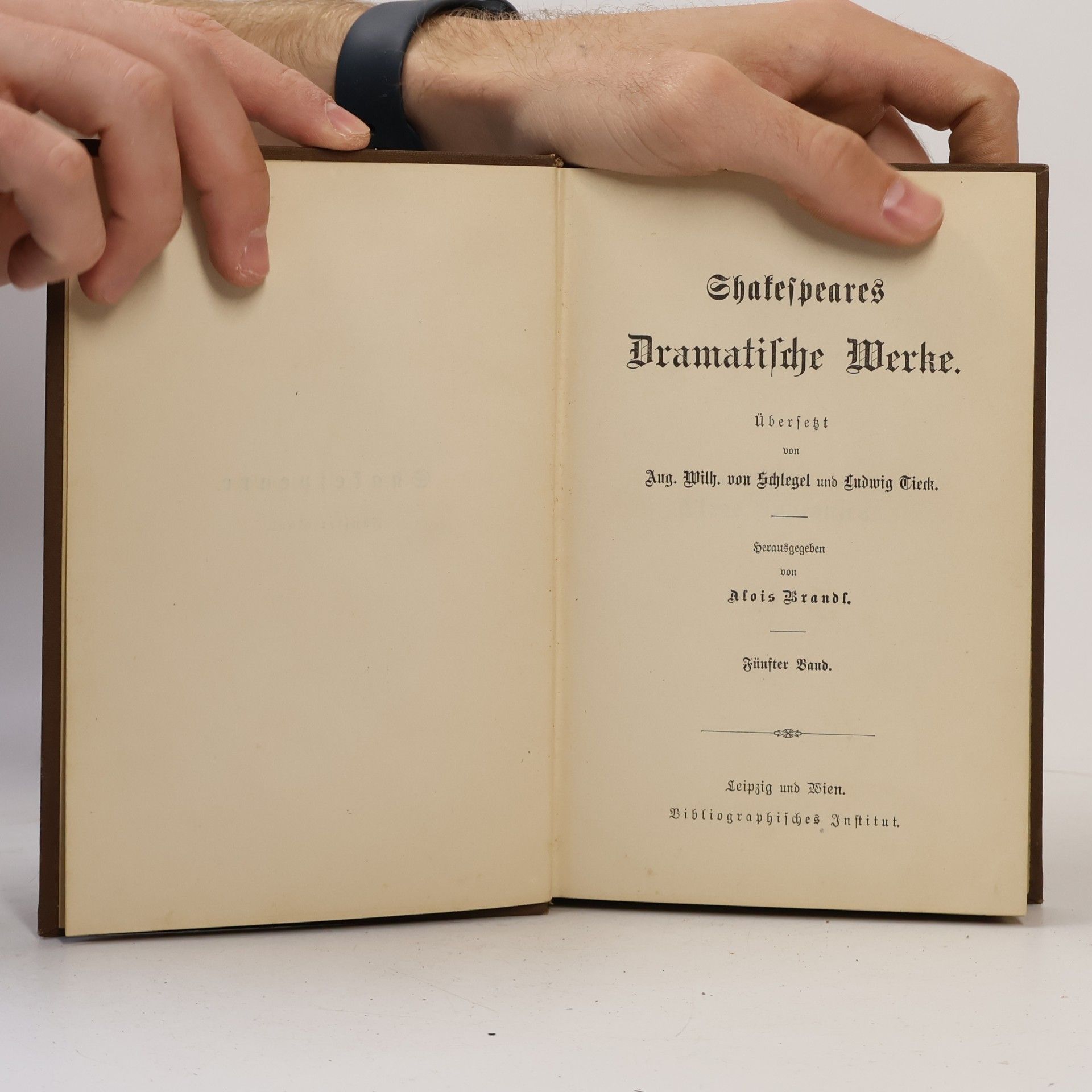 William Shakespeare Shakespeares Dramatische Werke. Fünfter Band