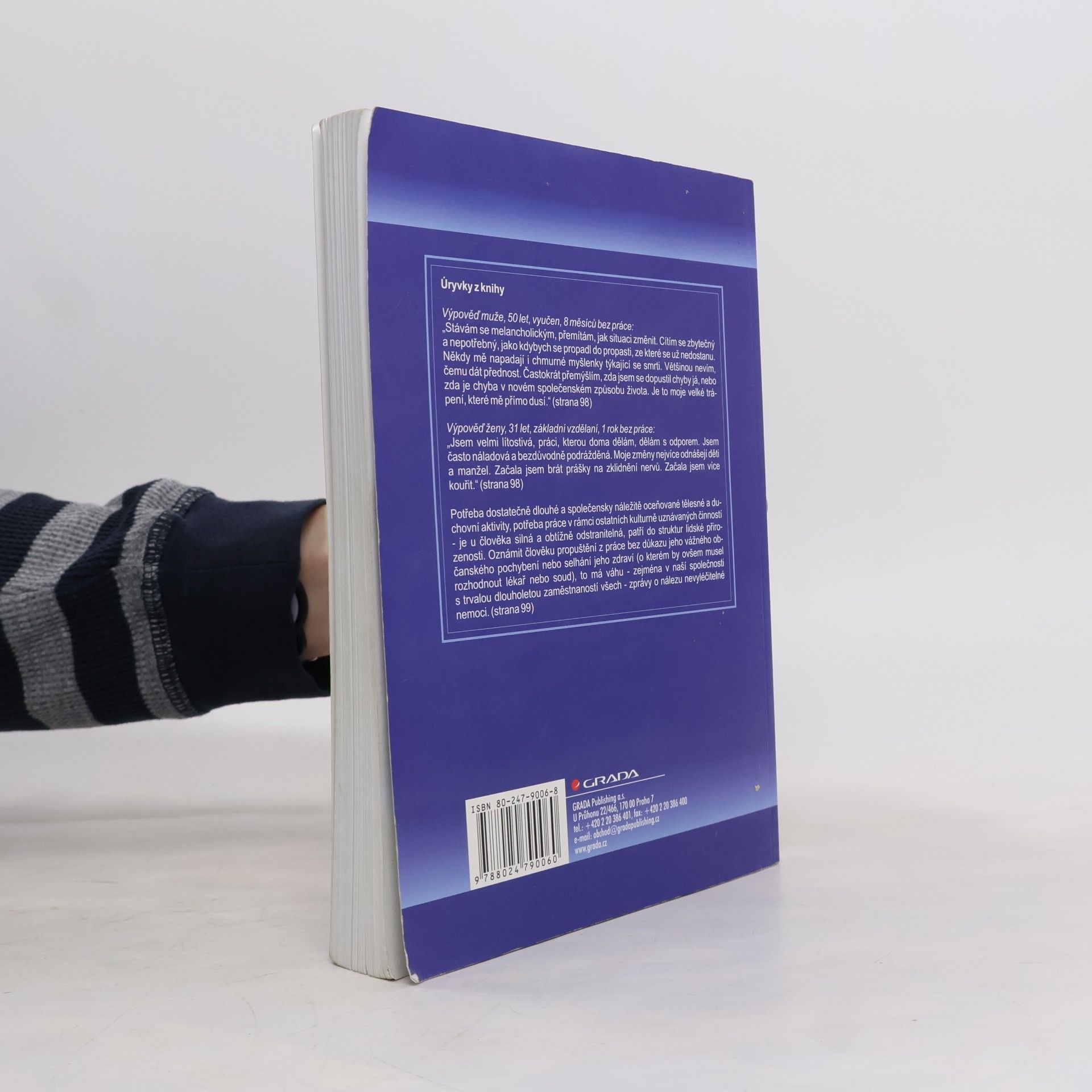 Božena Šmajsová Buchtová Nezaměstnanost