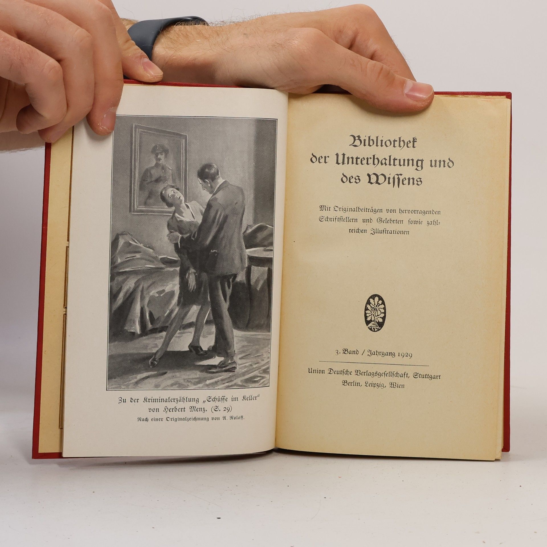 Herbert Menzel Bibliothek der Unterhaltung und des Wissens