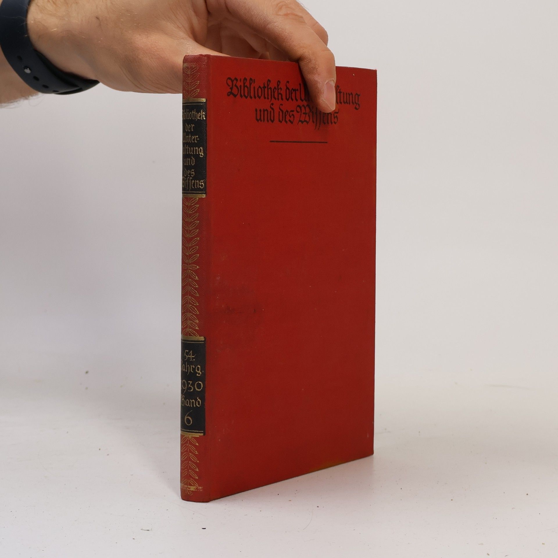 Various authors Bibliothek der Unterhaltung und des Wissens Band VI