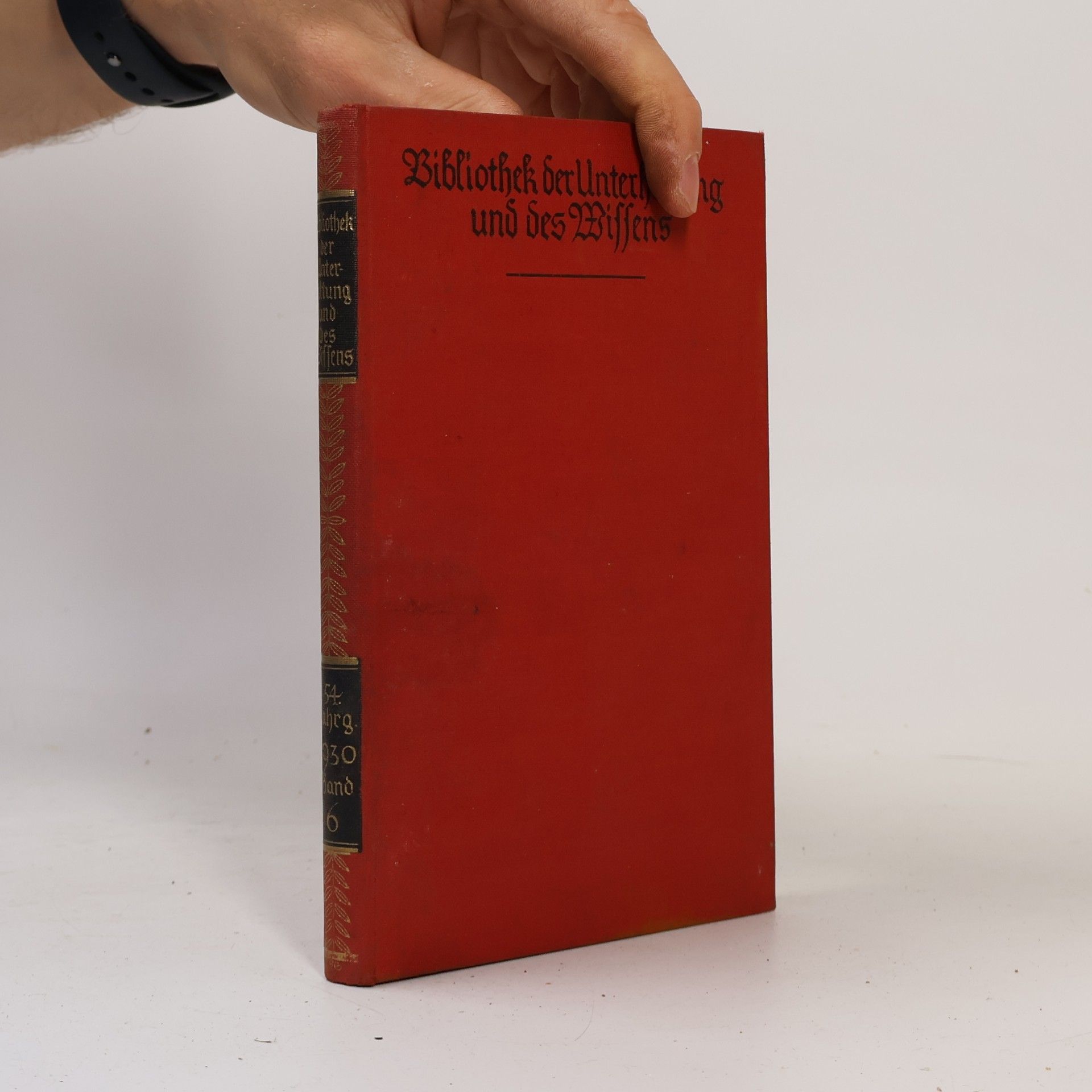 Various authors Bibliothek der Unterhaltung und des Wissens Band VI
