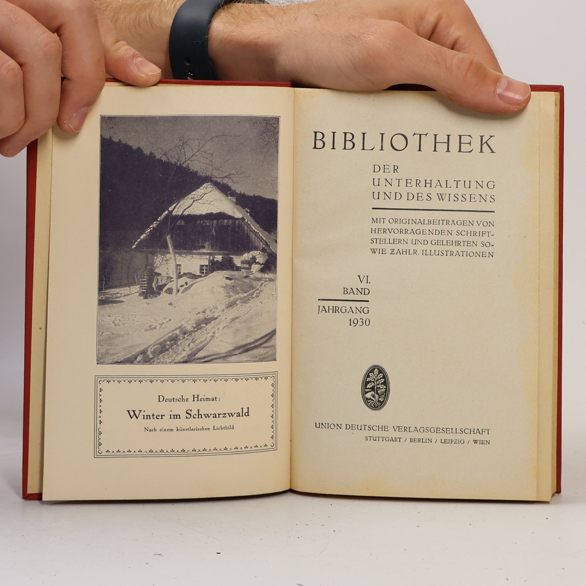 Various authors Bibliothek der Unterhaltung und des Wissens Band VI