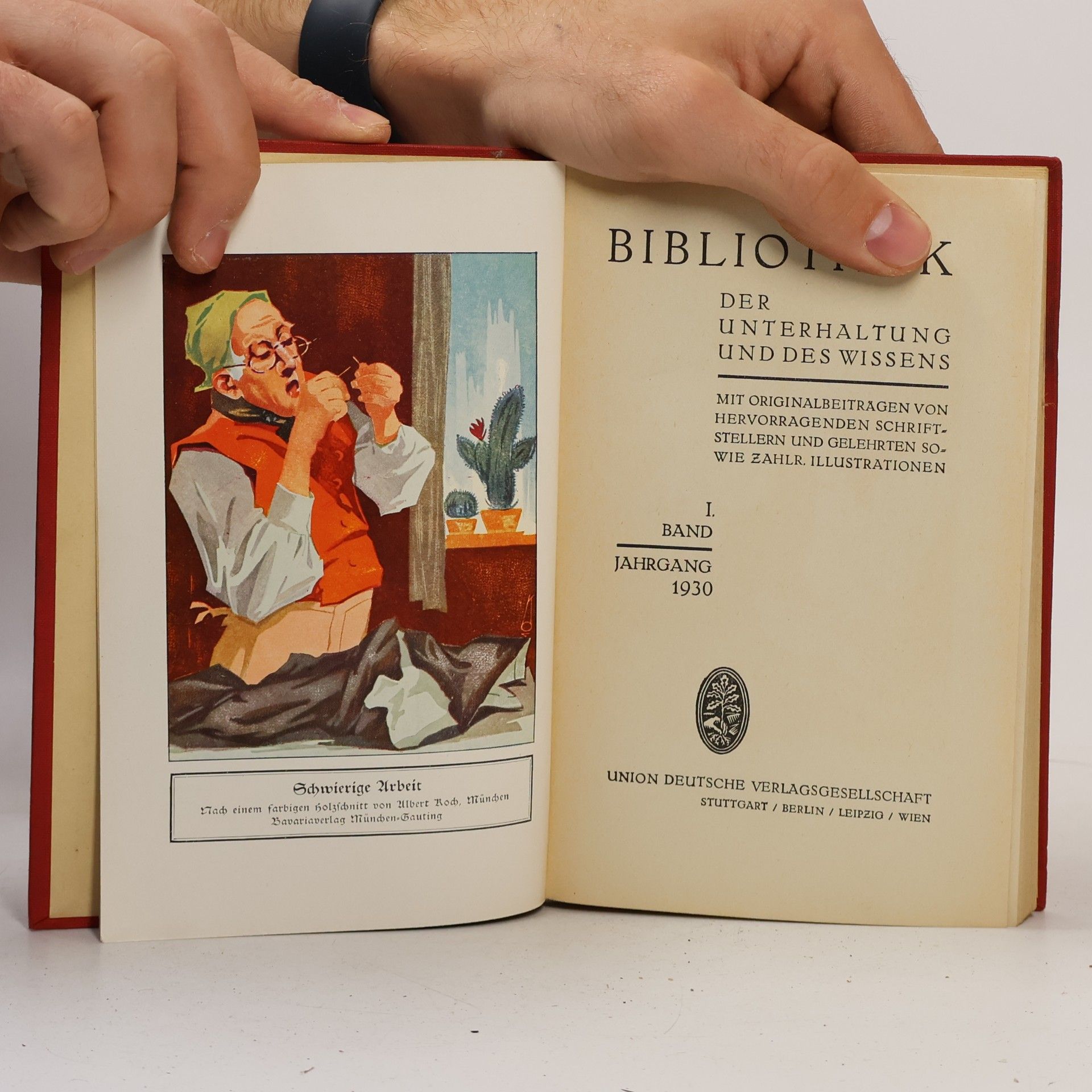 Albert Roch Bibliothek der Unterhaltung und des Wissens Band 1