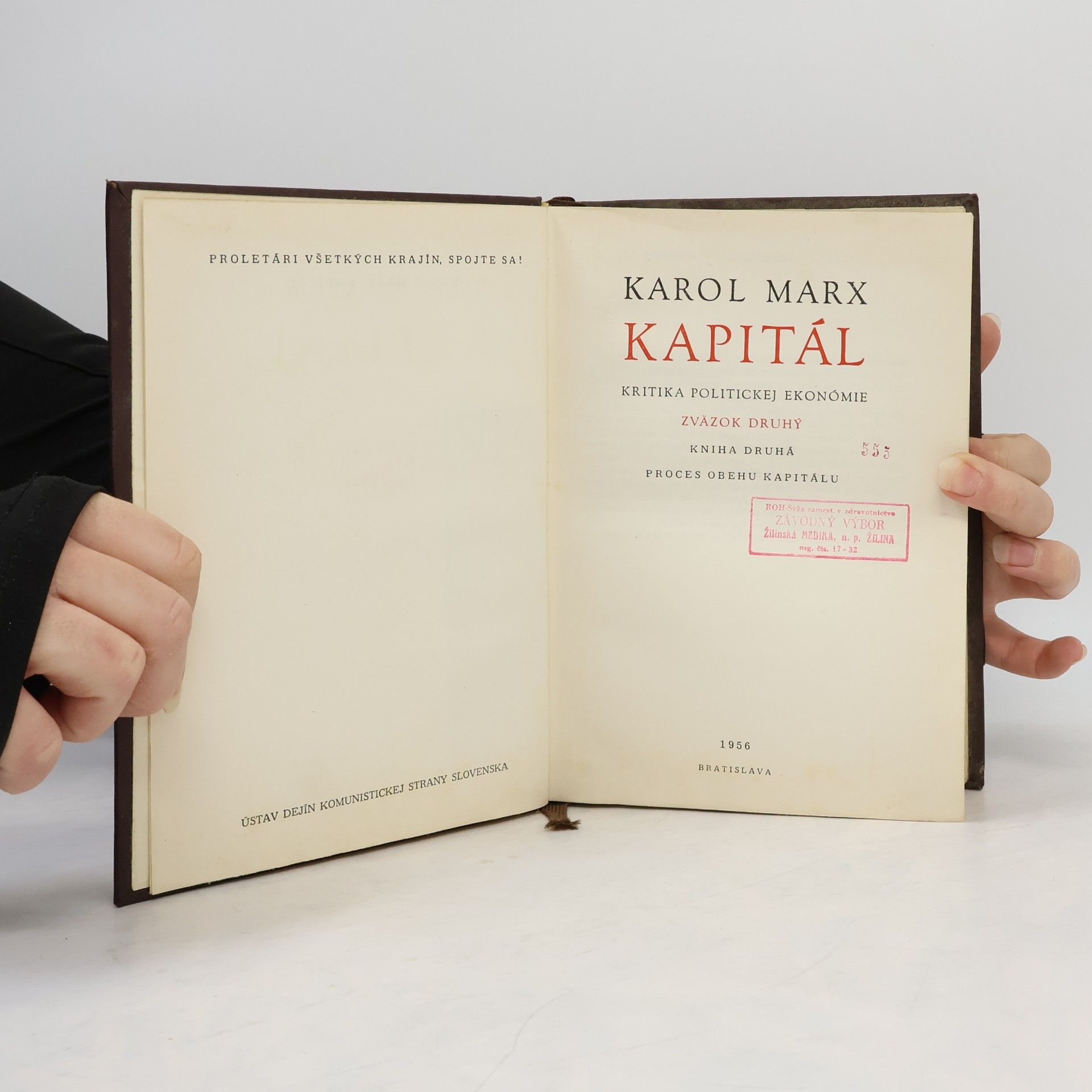 Karl Marx Kapitál II