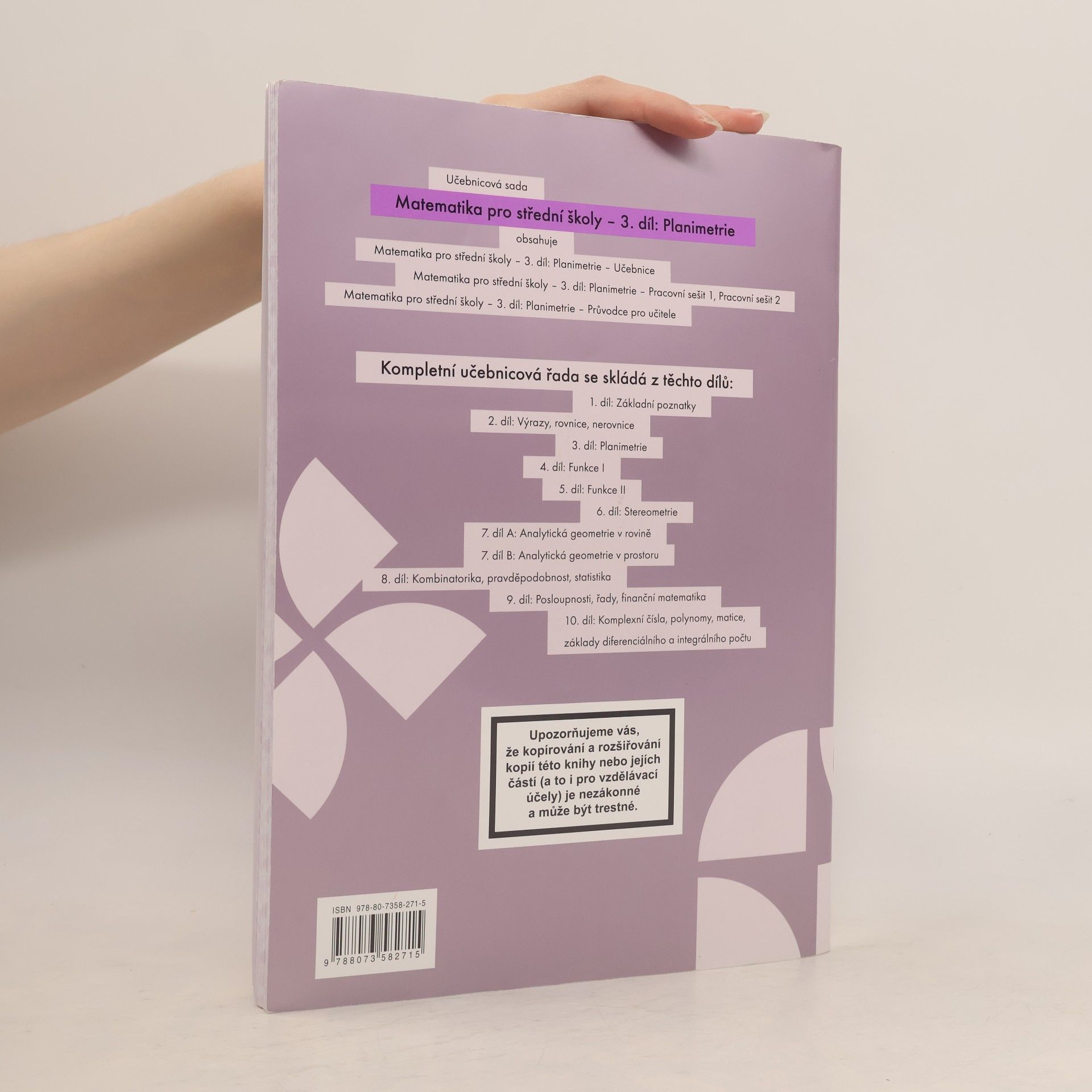 Autorenkollektiv Matematika pro střední školy. 3.díl, Planimetrie. Pracovní sešit 2