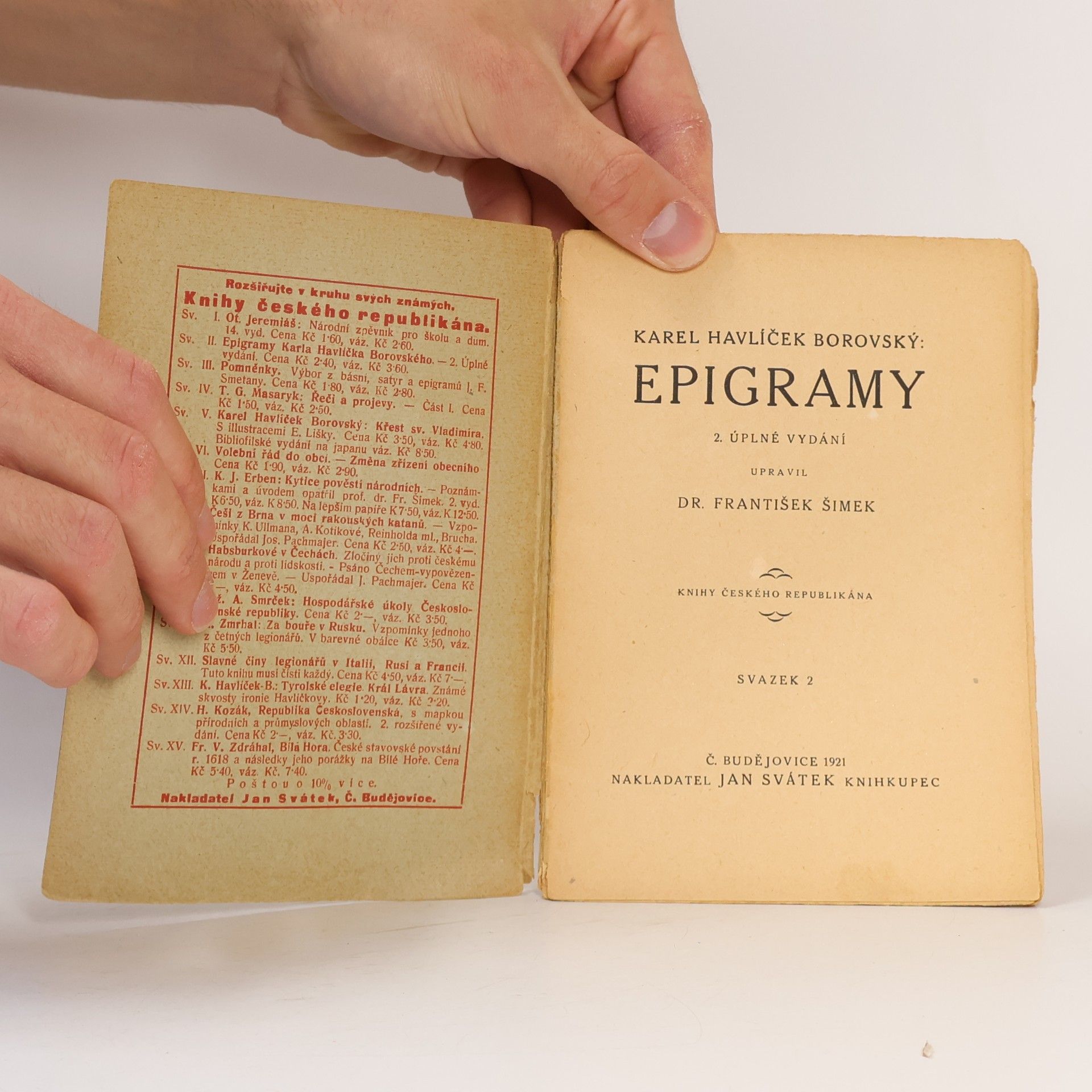 Karel Havlíček Borovský Epigramy