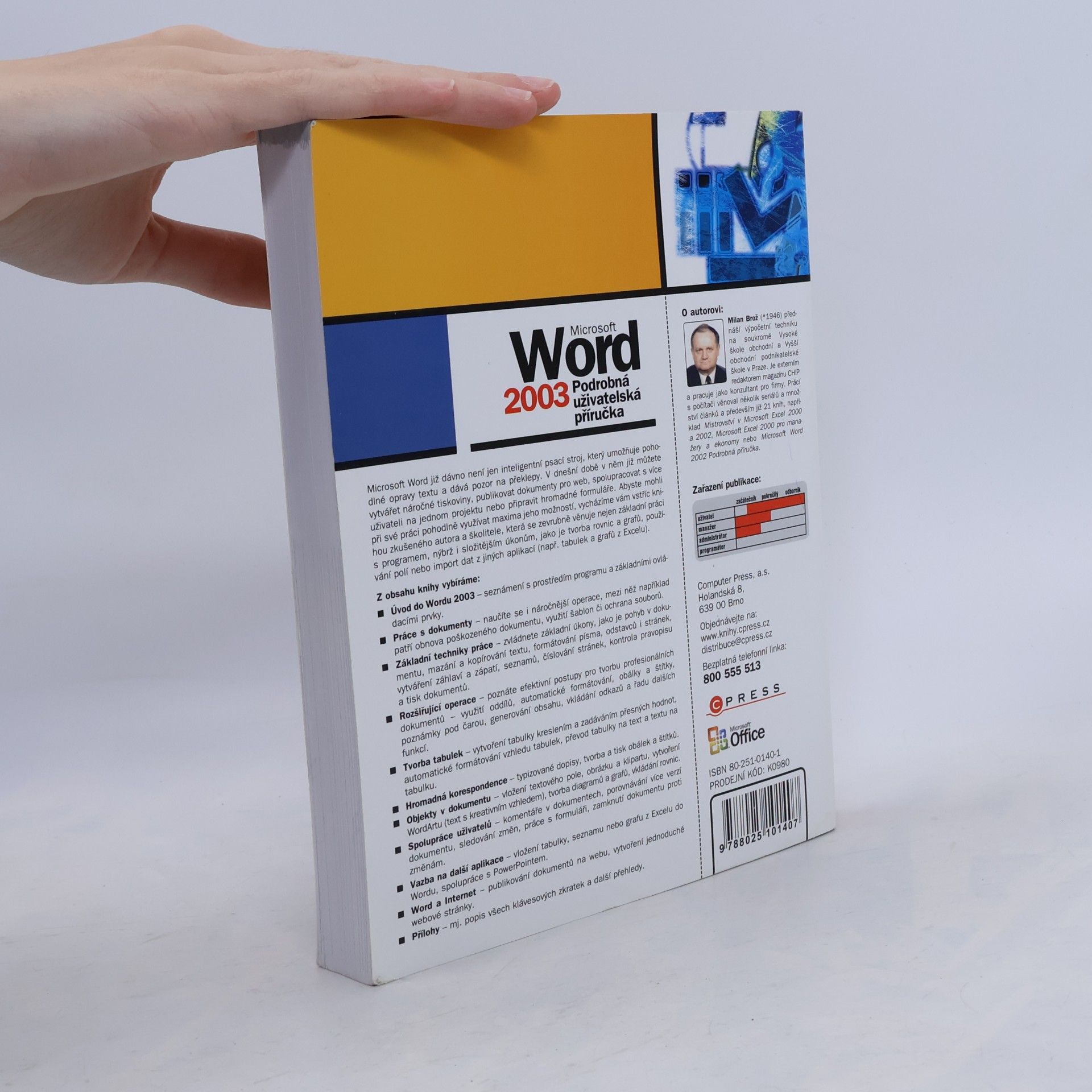 Milan Brož Microsoft Office Word 2003. Podrobná uživatelská příručka
