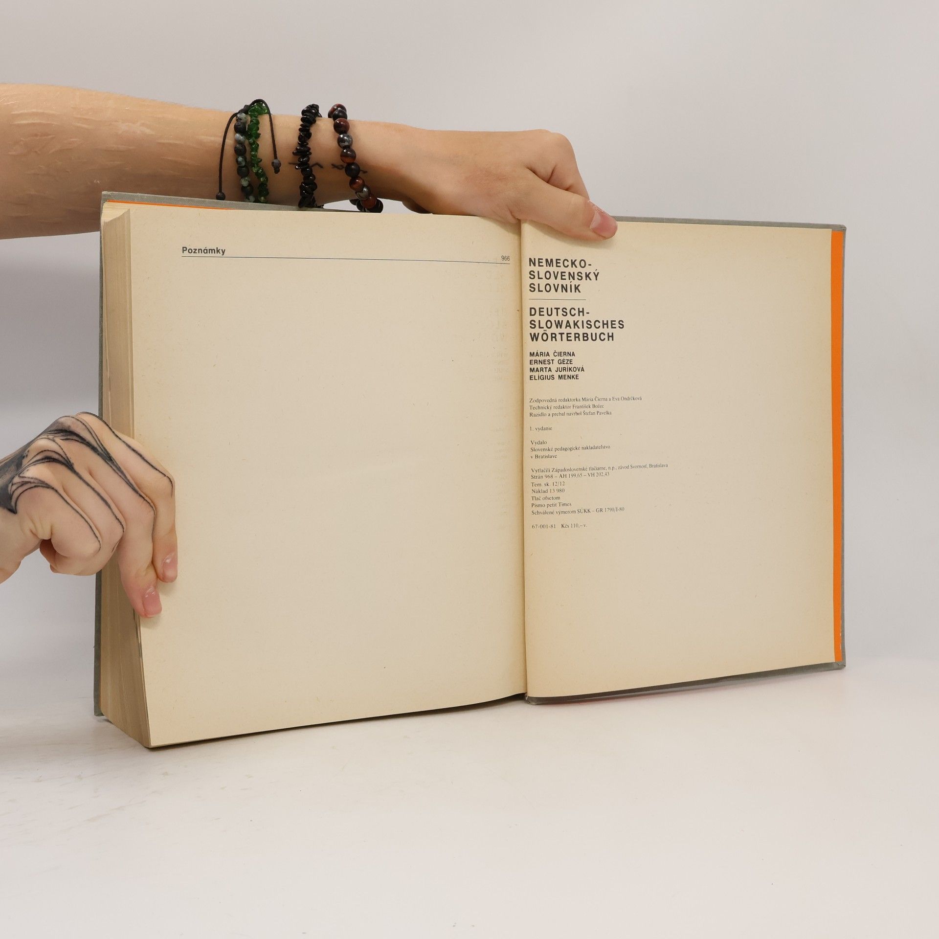 Mária Čierna Nemecko-slovenský slovník, Deutsch-slowakisches Wörterbuch