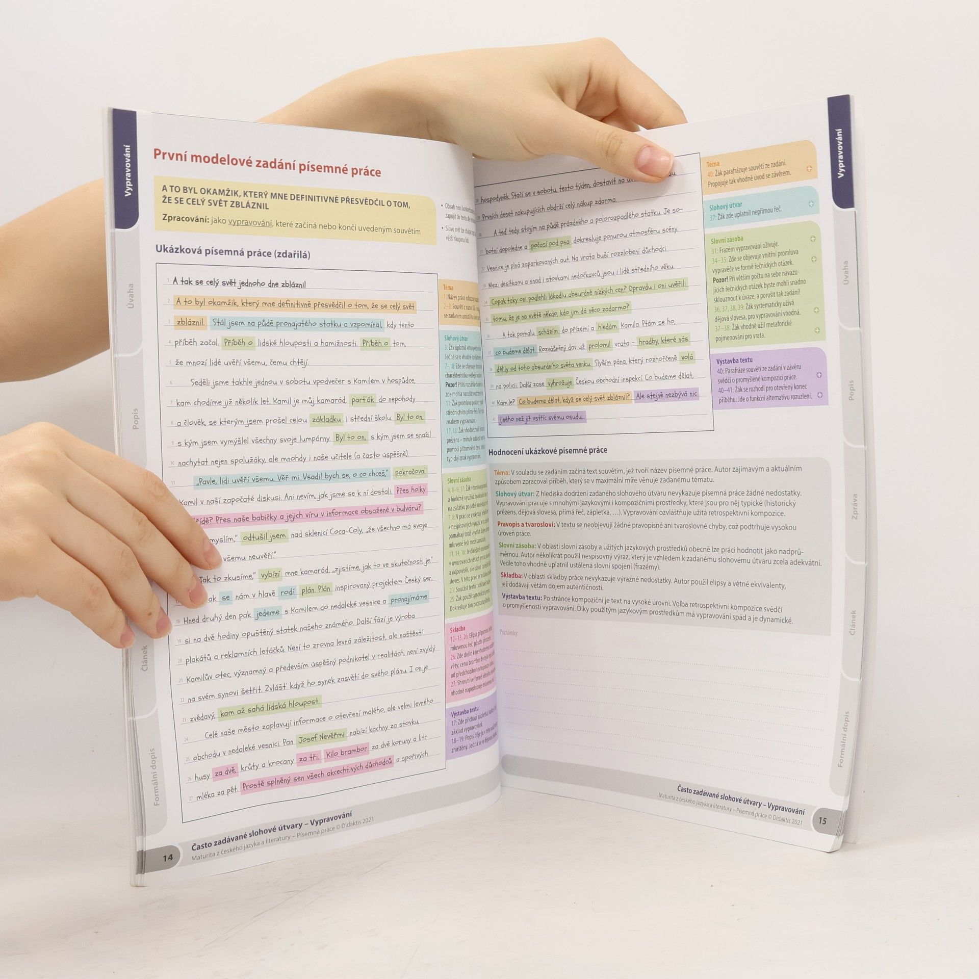 Soňa Havlíčková Maturita z českého jazyka a literatury: písemná práce