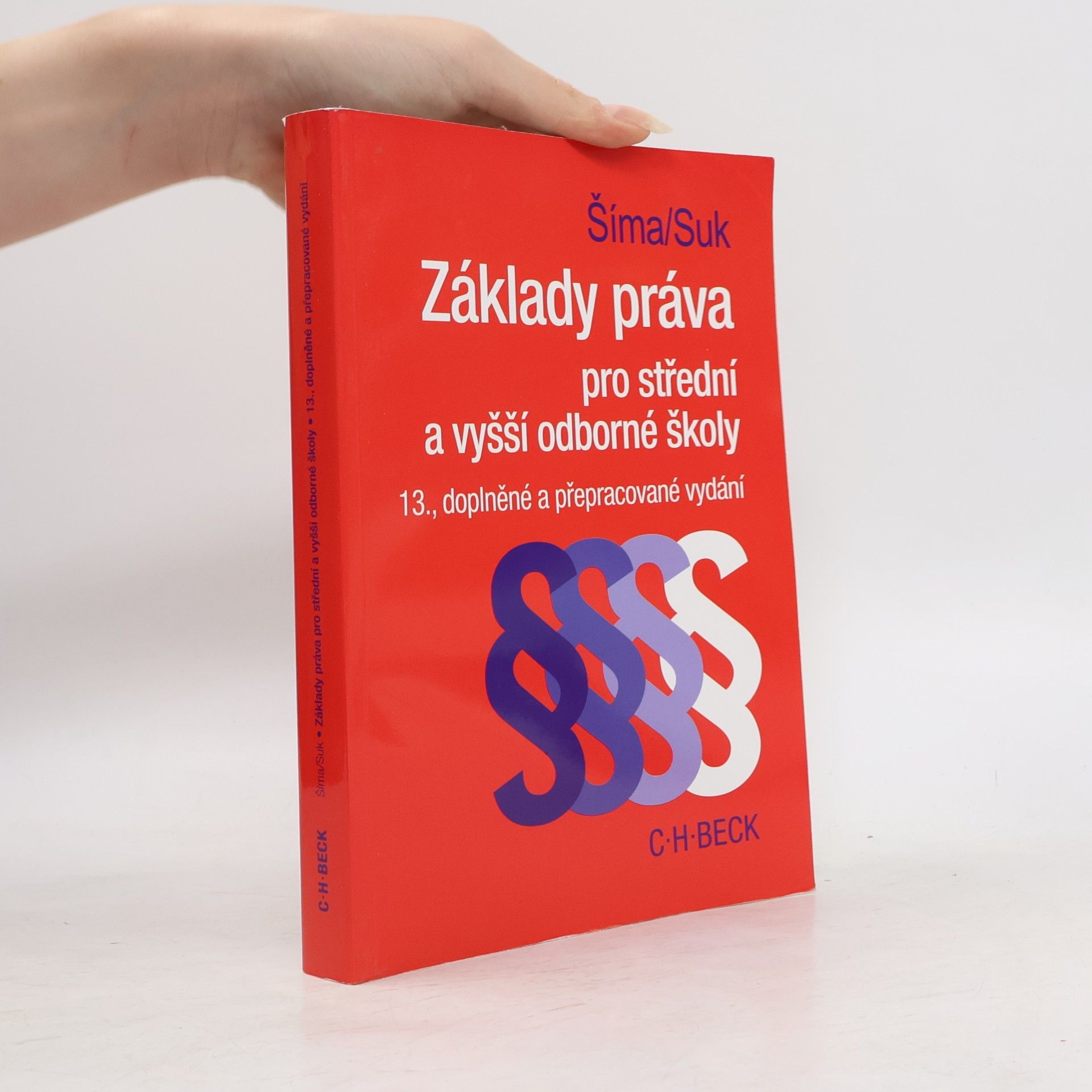 Milan Suk Základy práva pro střední a vyšší odborné školy