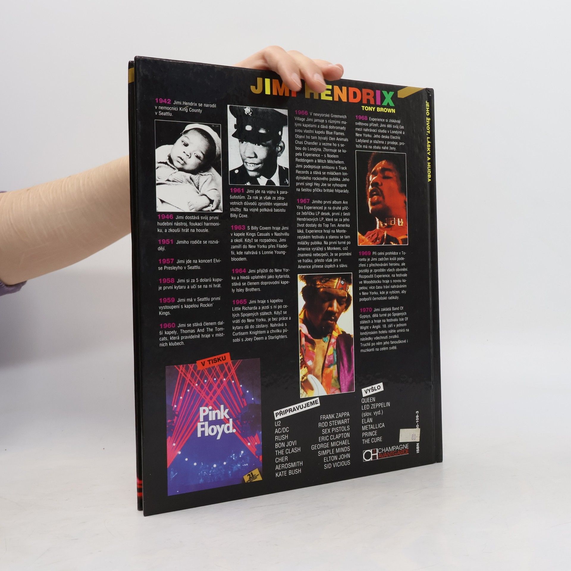 Tony Brown Jimi Hendrix jeho život, lásky a hudba
