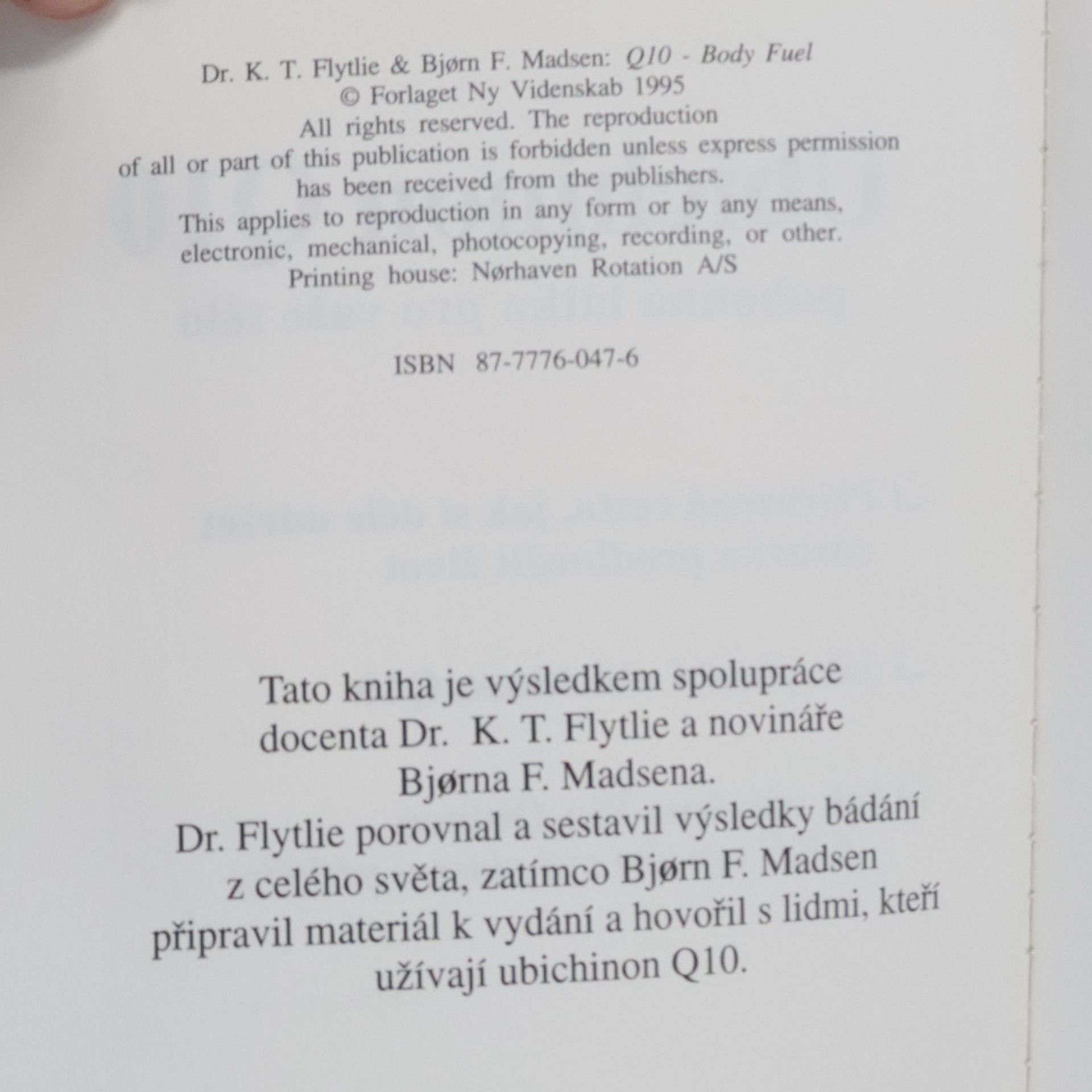 Dr. Knut T. Flytlie Q-10