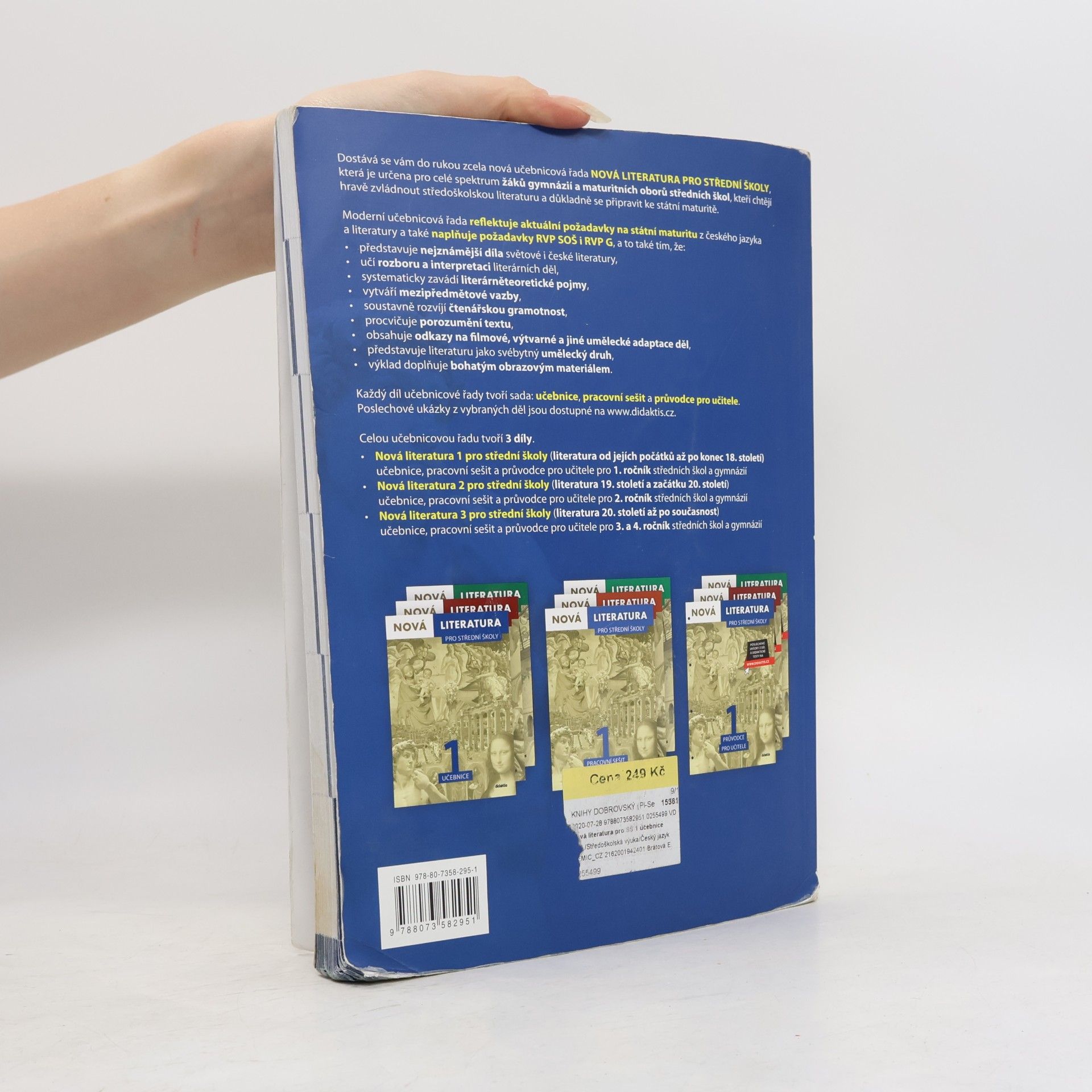 Lukáš Borovička Nová literatura pro střední školy. Učebnice 1