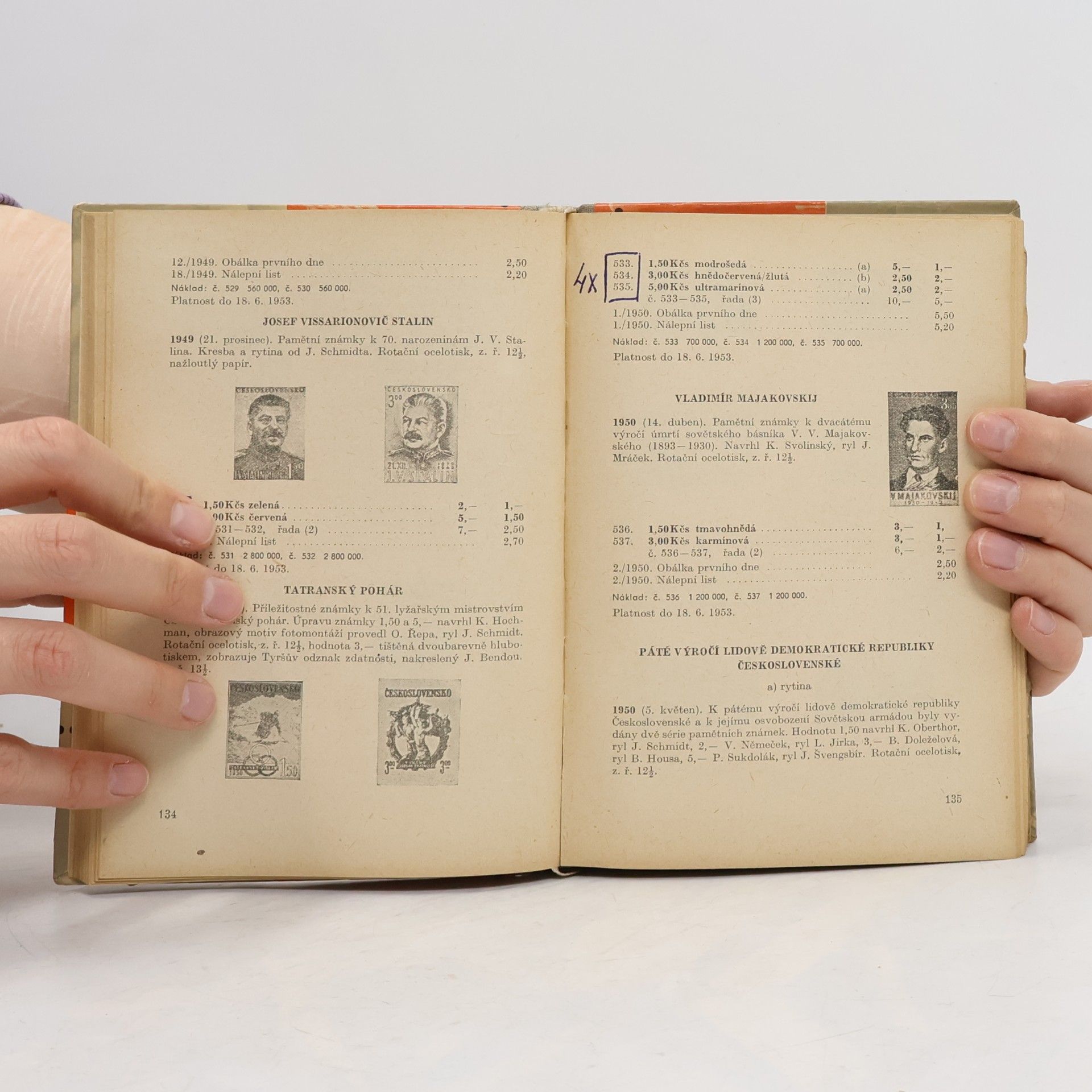 Kolektiv autorů Československo 1961. Katalog známek