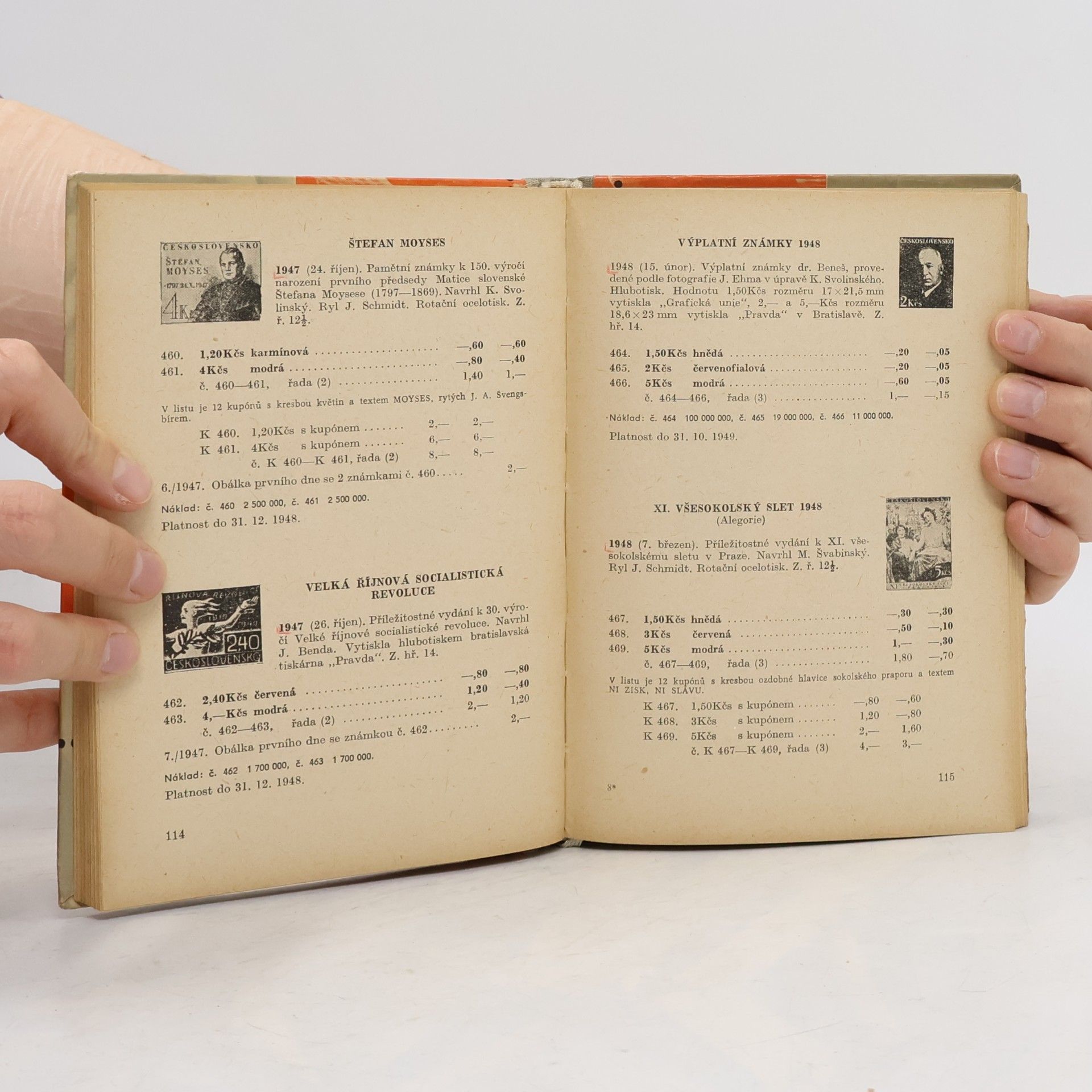 Kolektiv autorů Československo 1961. Katalog známek