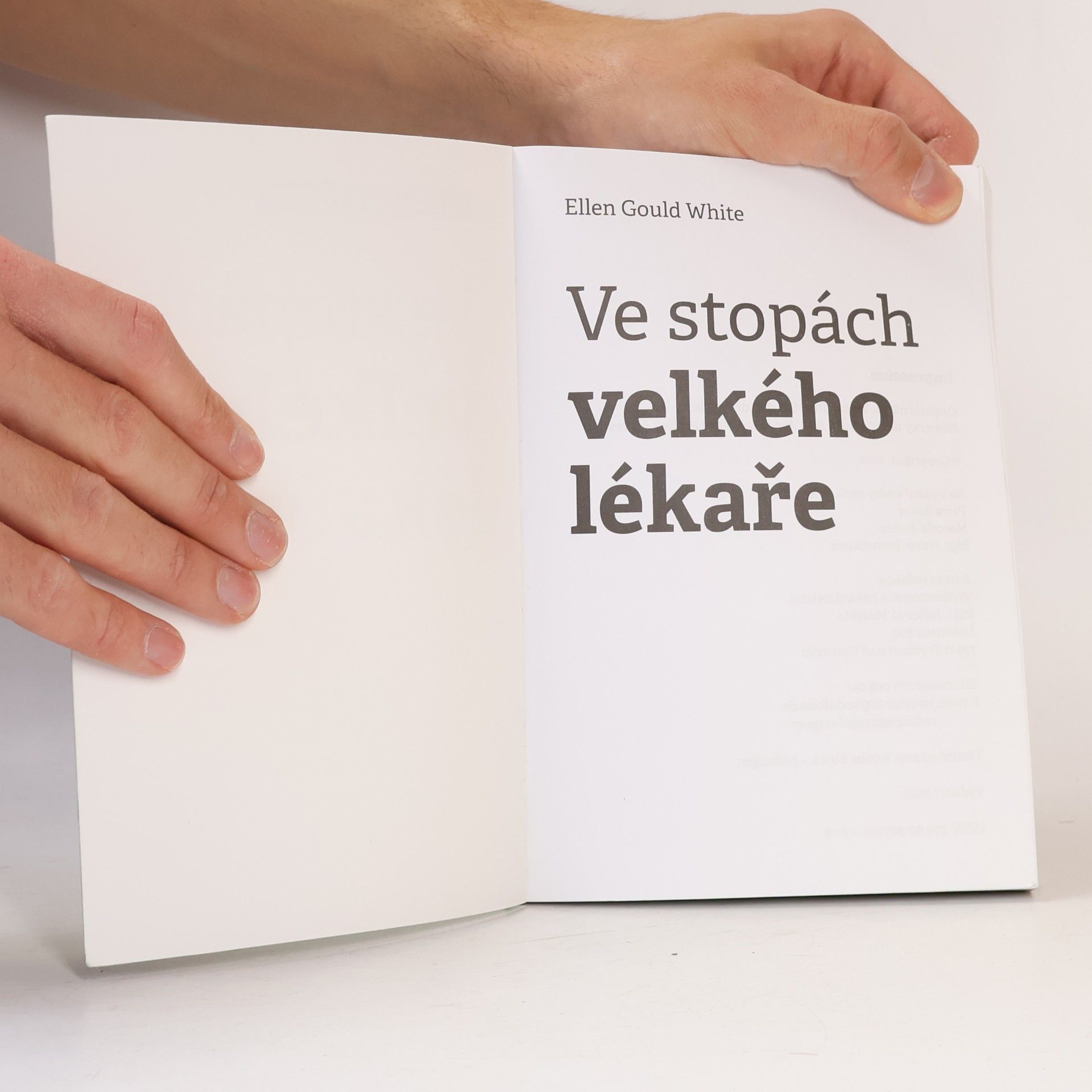 Ellen G. White Ve stopách velkého lékaře