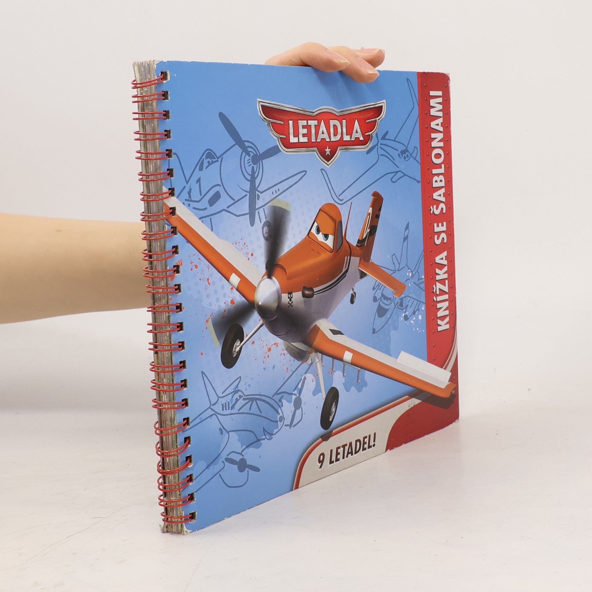 Walt Disney Letadla - Knížka se šablonami