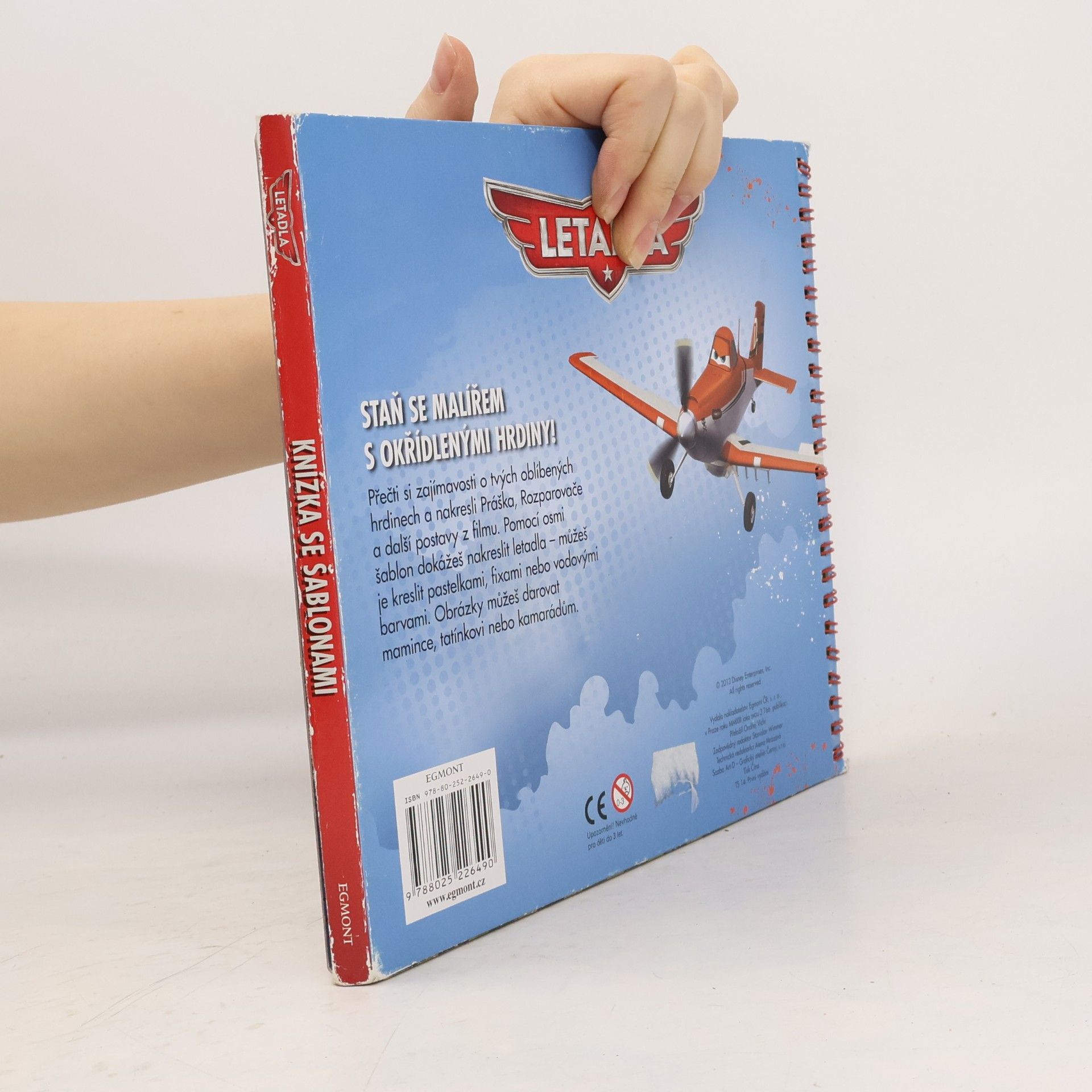 Walt Disney Letadla - Knížka se šablonami
