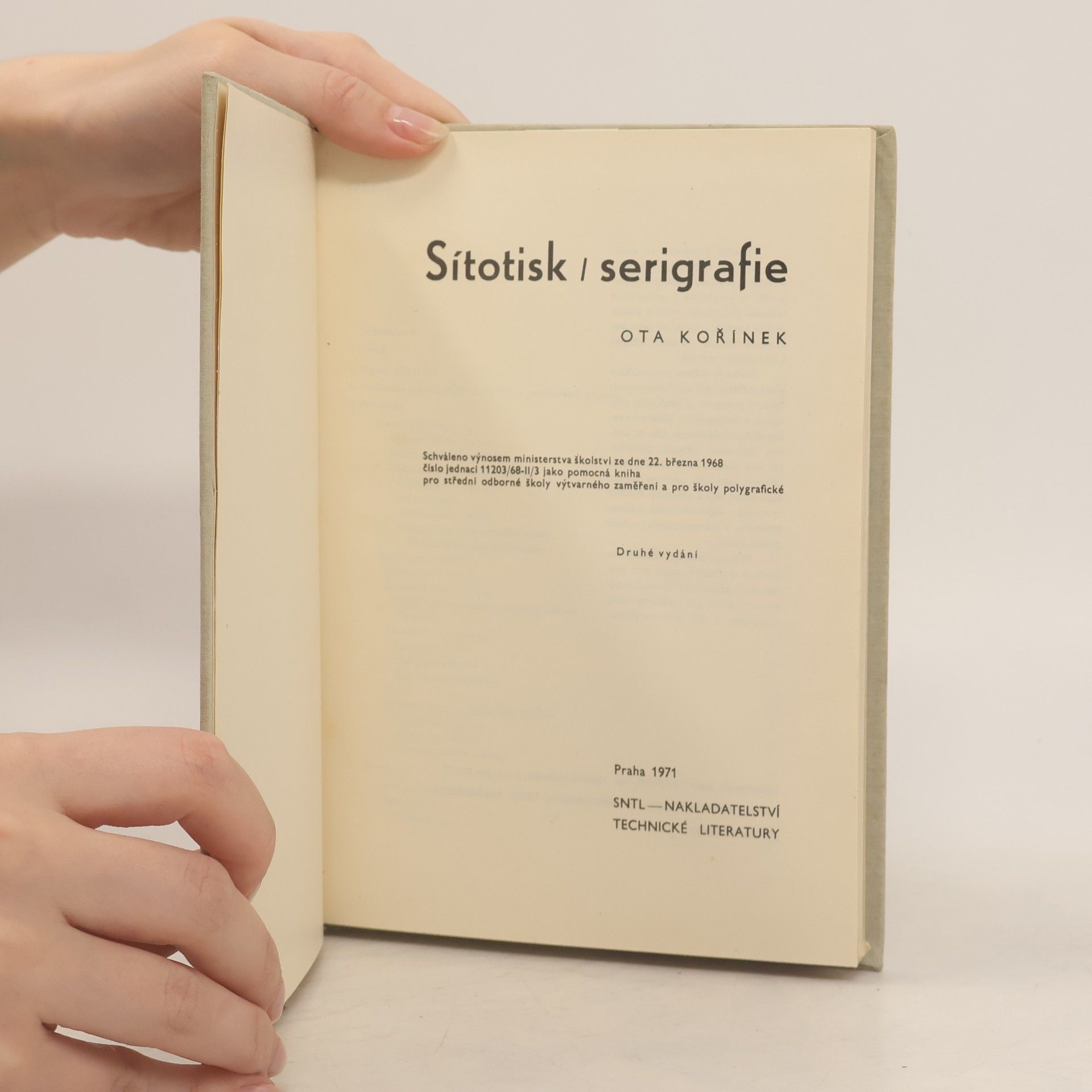 Ota Kořínek Sítotisk