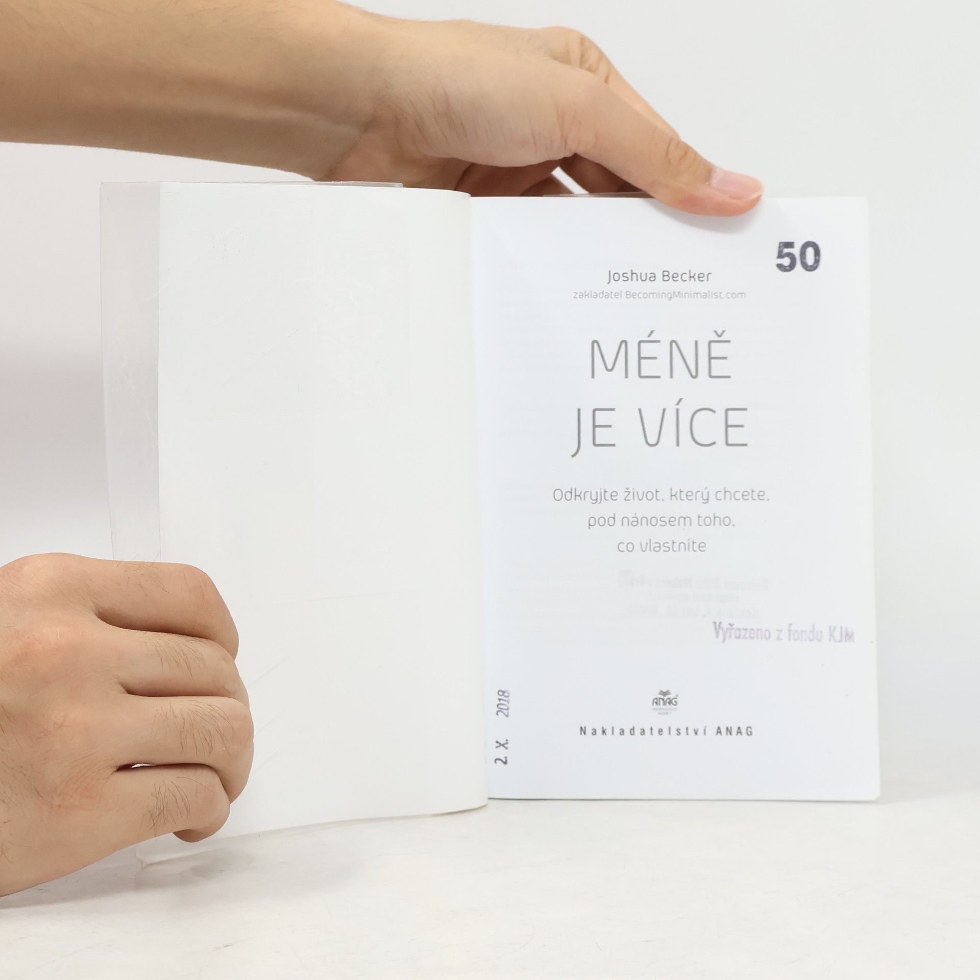 Joshua Becker Méně je více