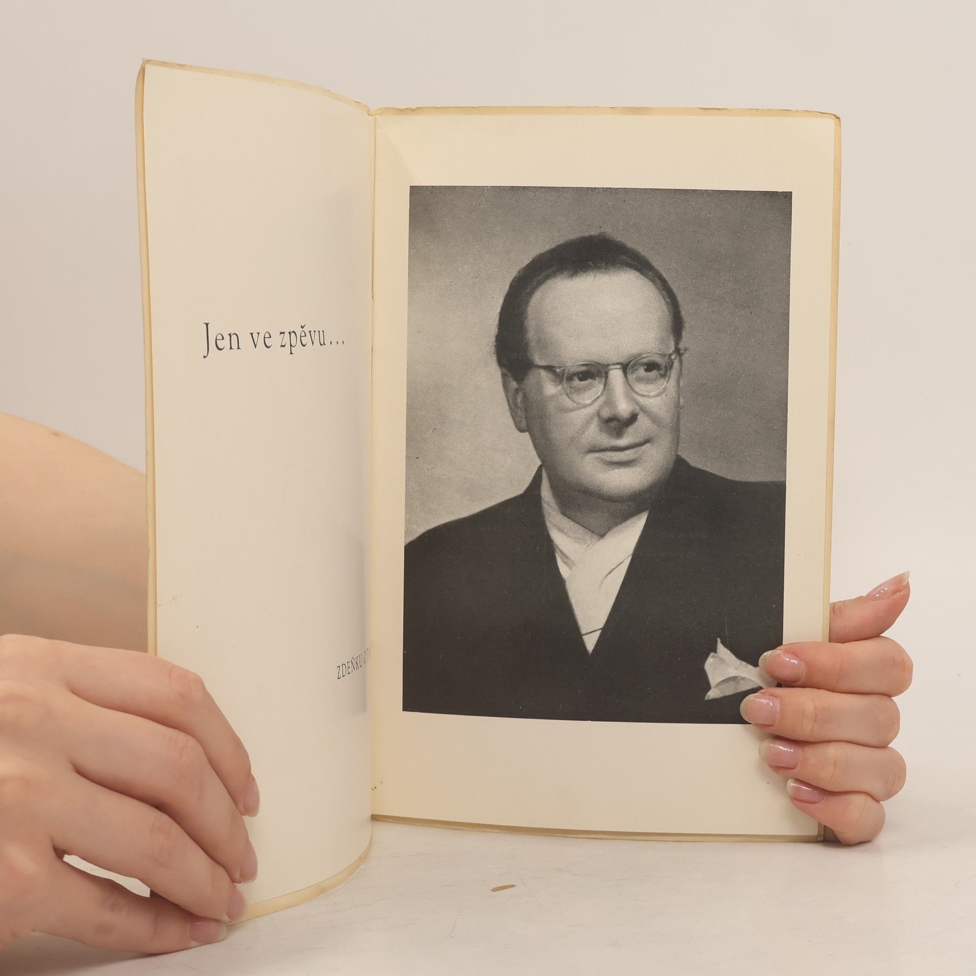Josef Bohuslav Foerster Jen ve zpěvu... Zdeňku Otavovi
