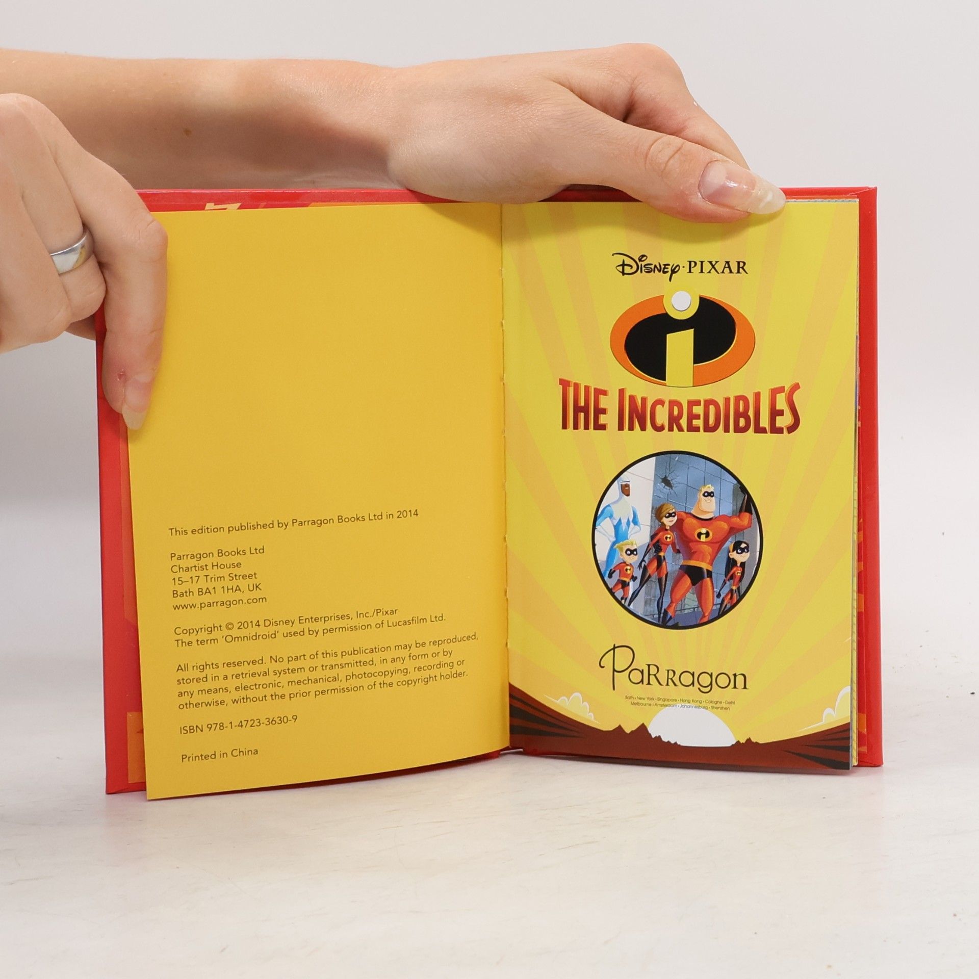 Walt Disney Company Disney Pixar: The Incredibles