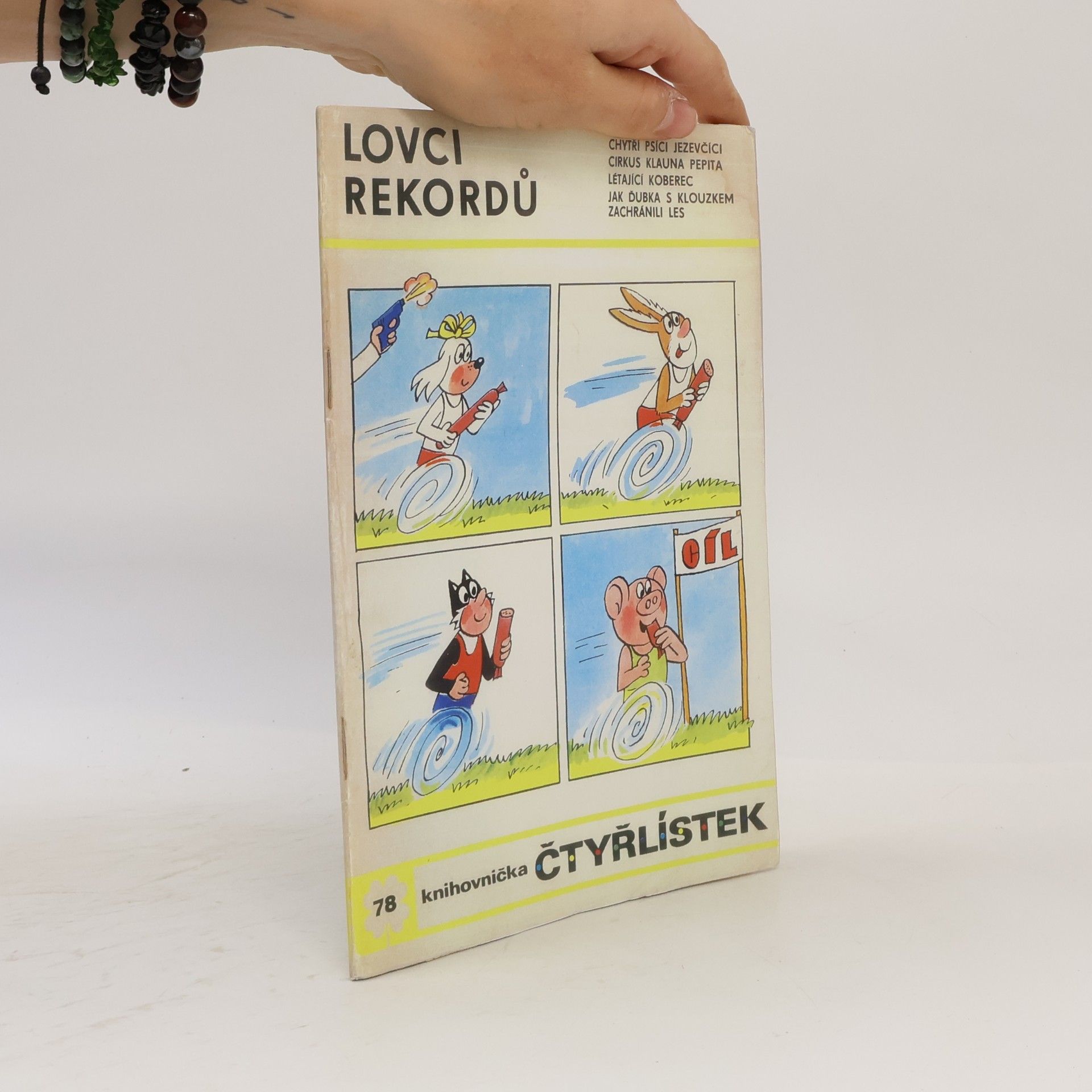 Ljuba Štíplová Čtyřlístek 78. Lovci rekordů