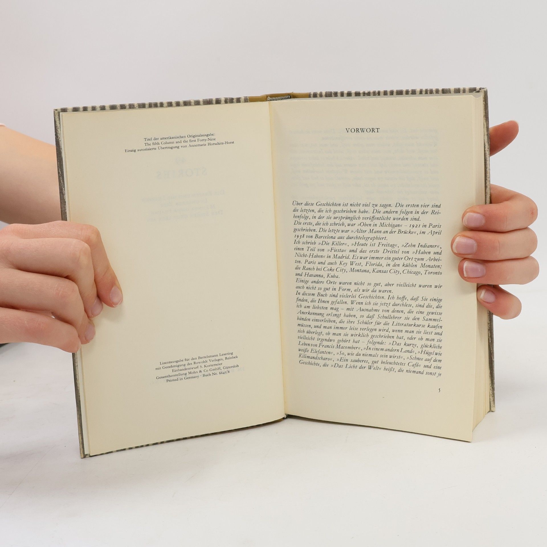 Ernest Hemingway 49 Stories