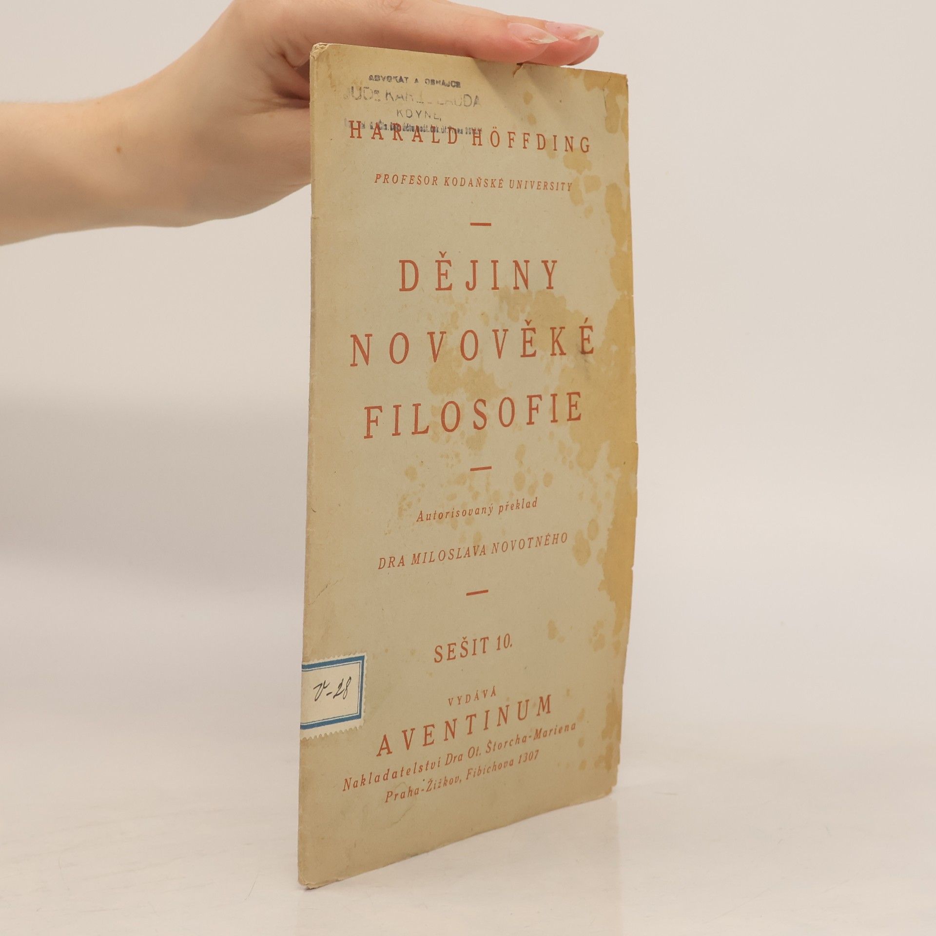 Dějiny novověké filosofie 10