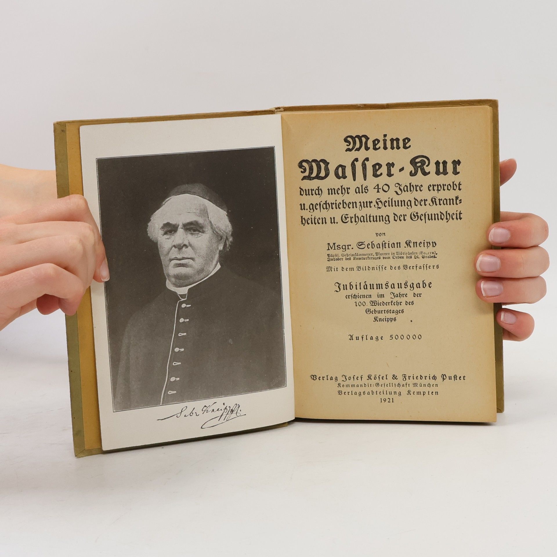 Msgr. Seb. Kneipp Meine Wasserkur