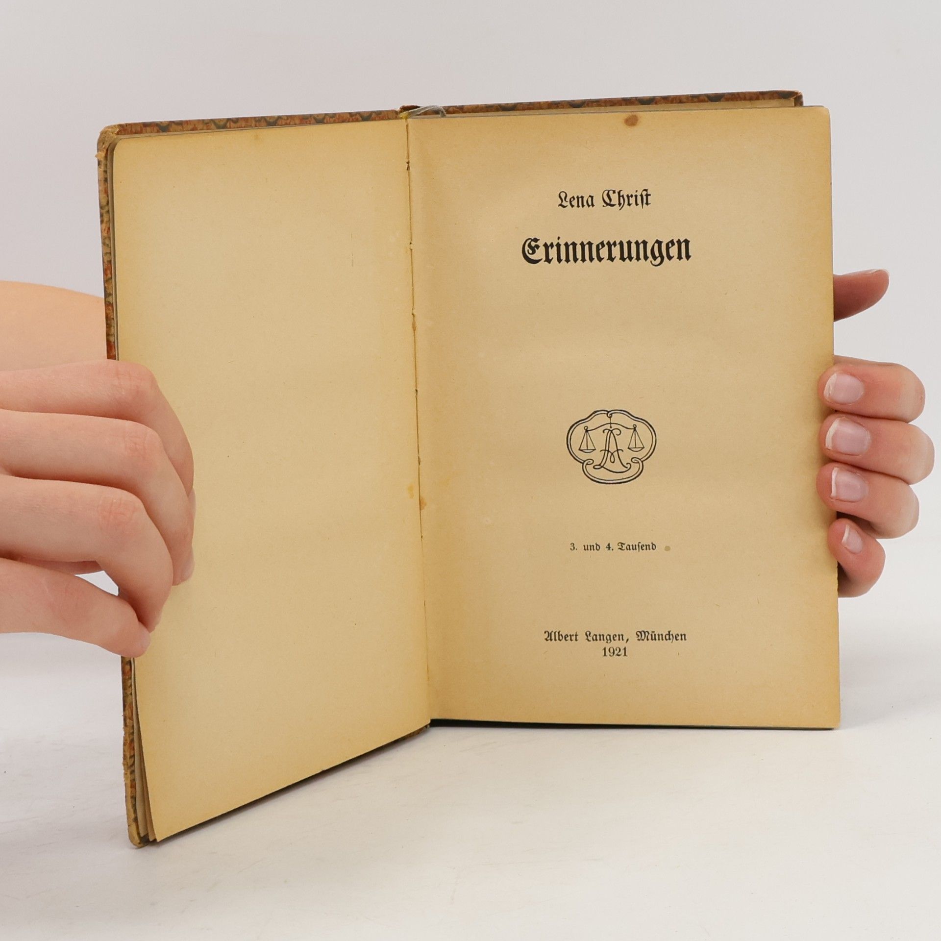 Lena Christ Erinnerungen