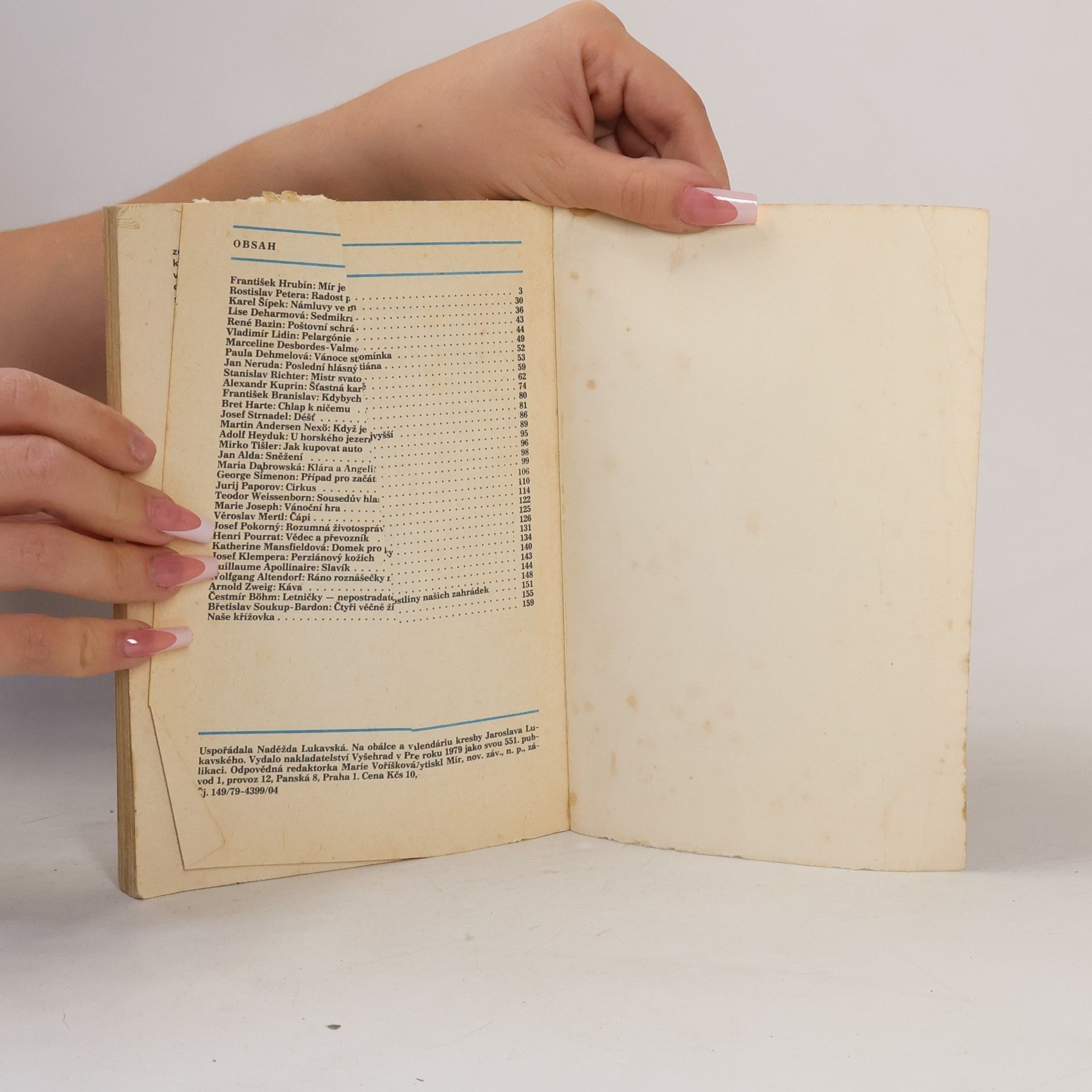 Naděžda Lukavská Kalendář lidové demokracie 1980