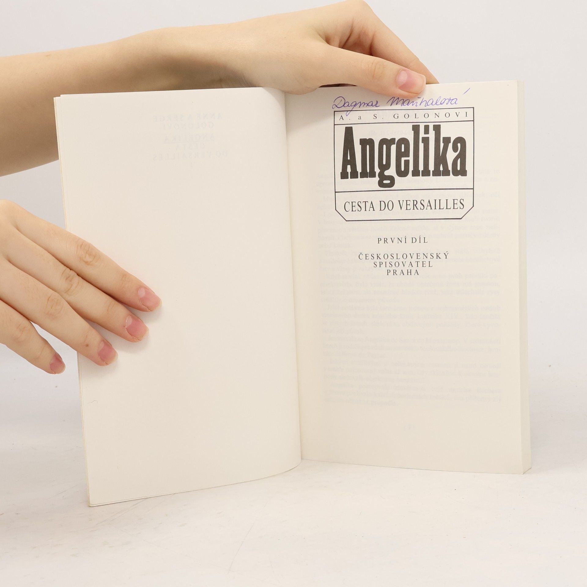 Anne Golon Angelika. Cesta do Versailles 1 -2