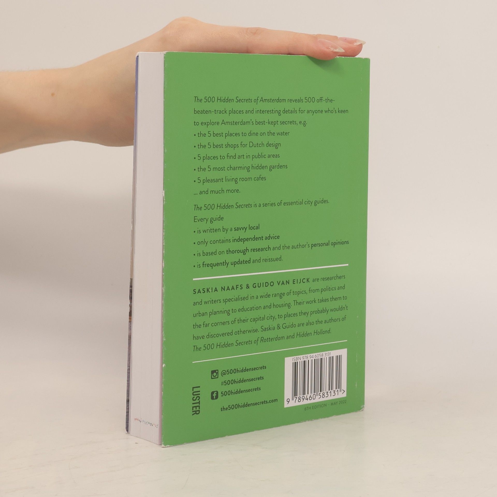 Jan van Eijck The 500 Hidden Secrets of Amsterdam