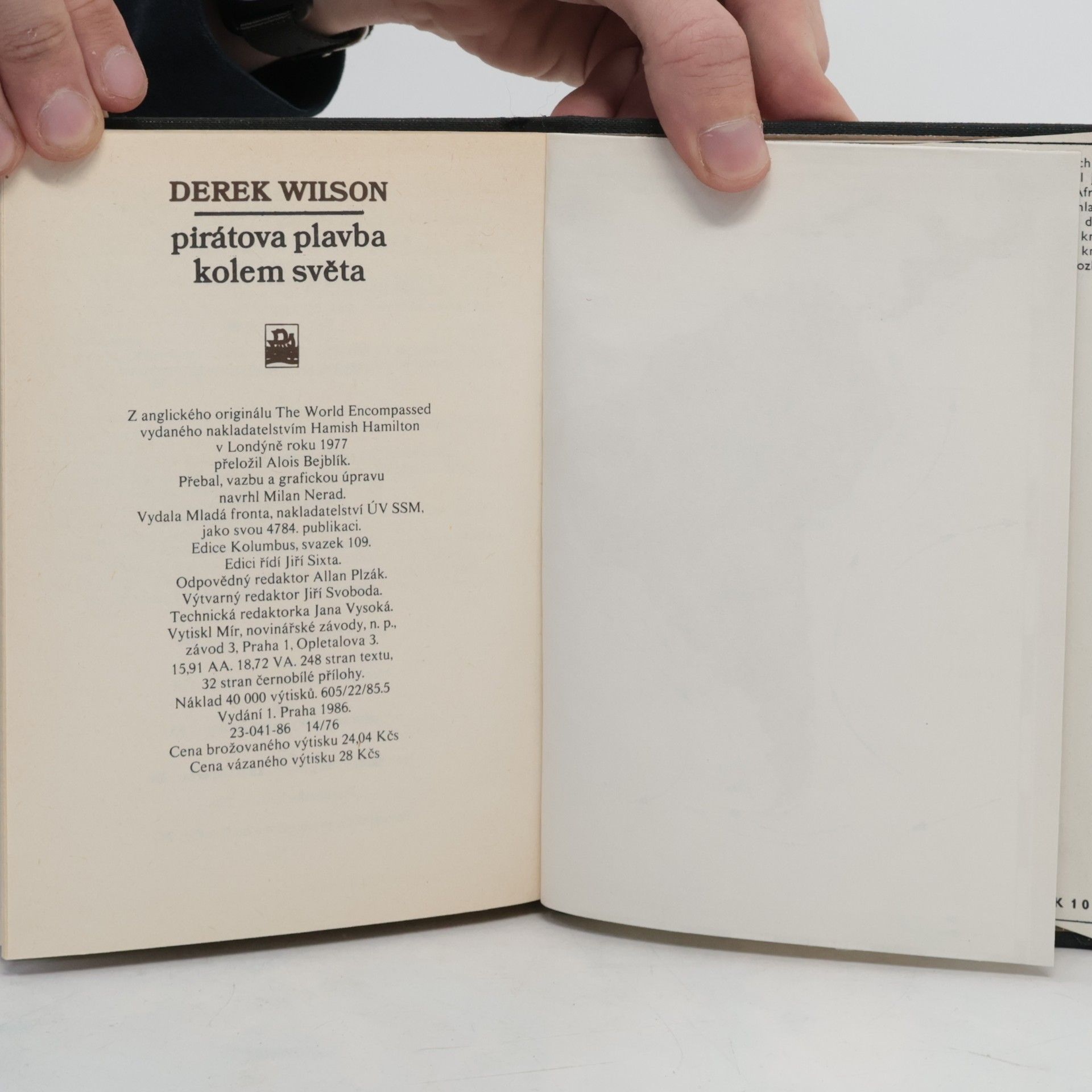 Derek A. Wilson Pirátova plavba kolem světa