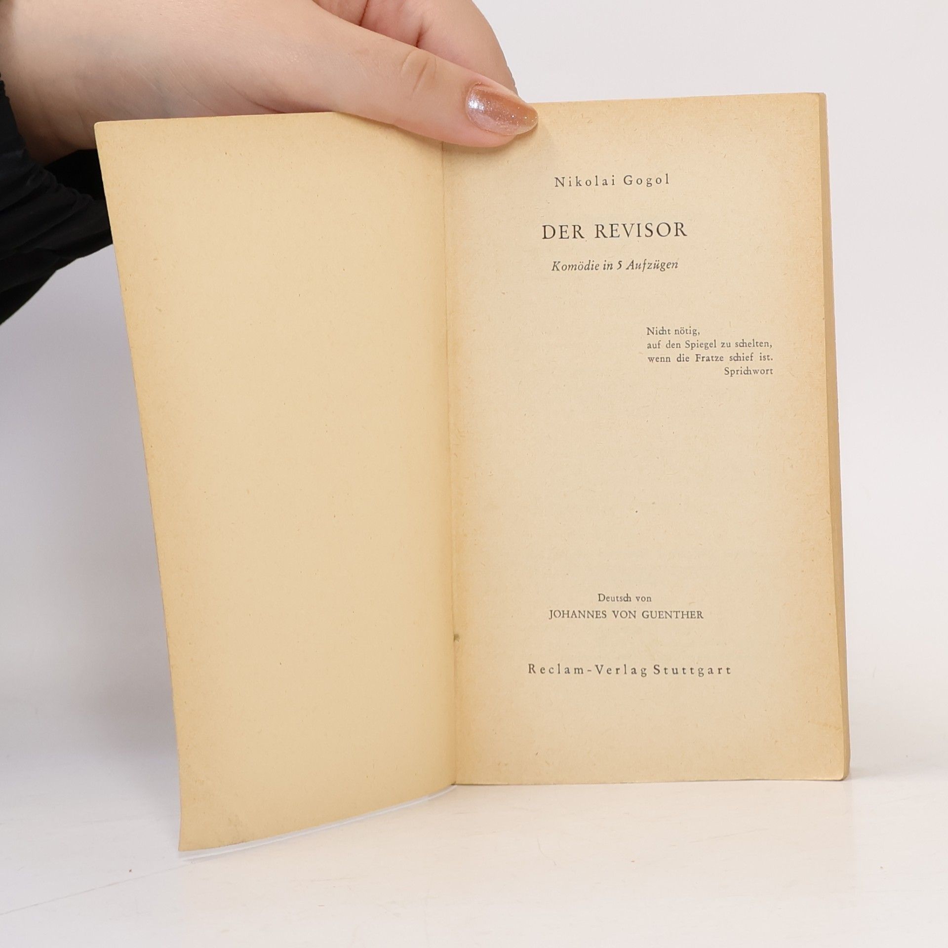 Nikolai Gogol Der Revisor