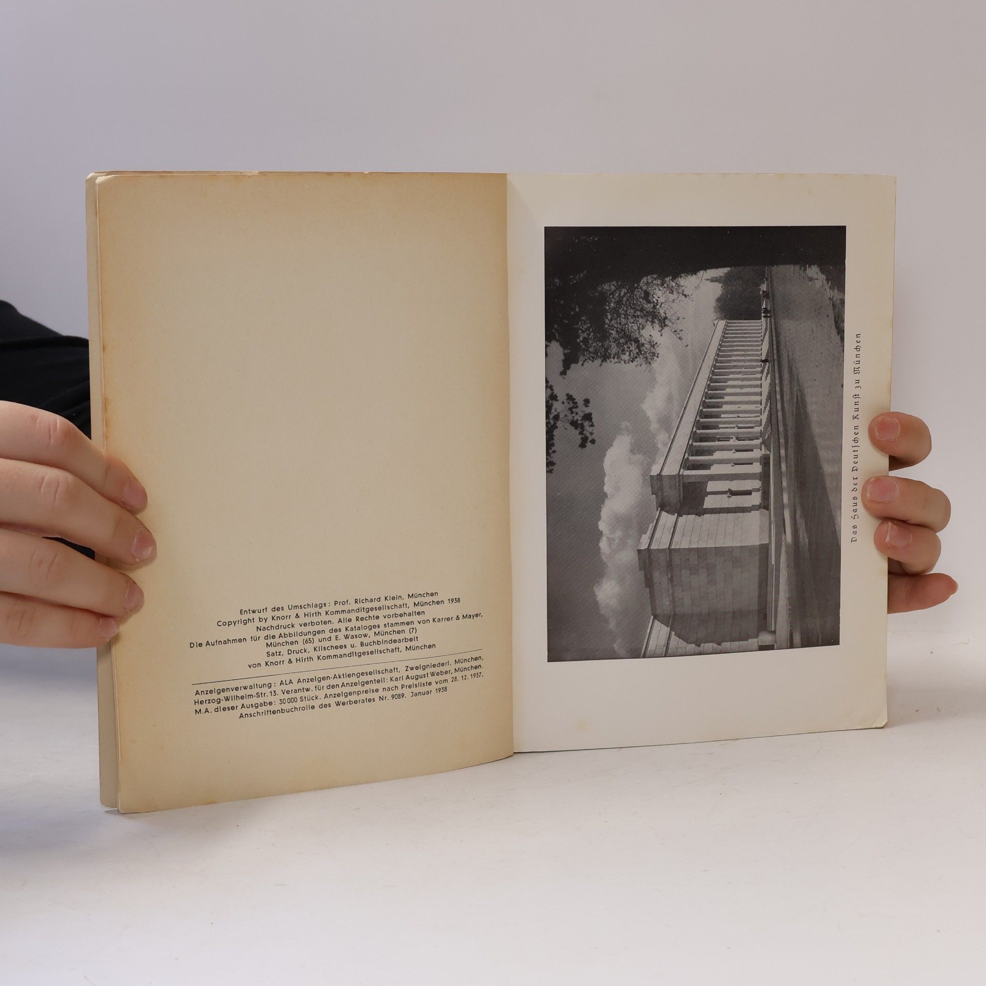 Richard Klein 1. Deutsche Architektur und Kunsthandwerk-Ausstellung