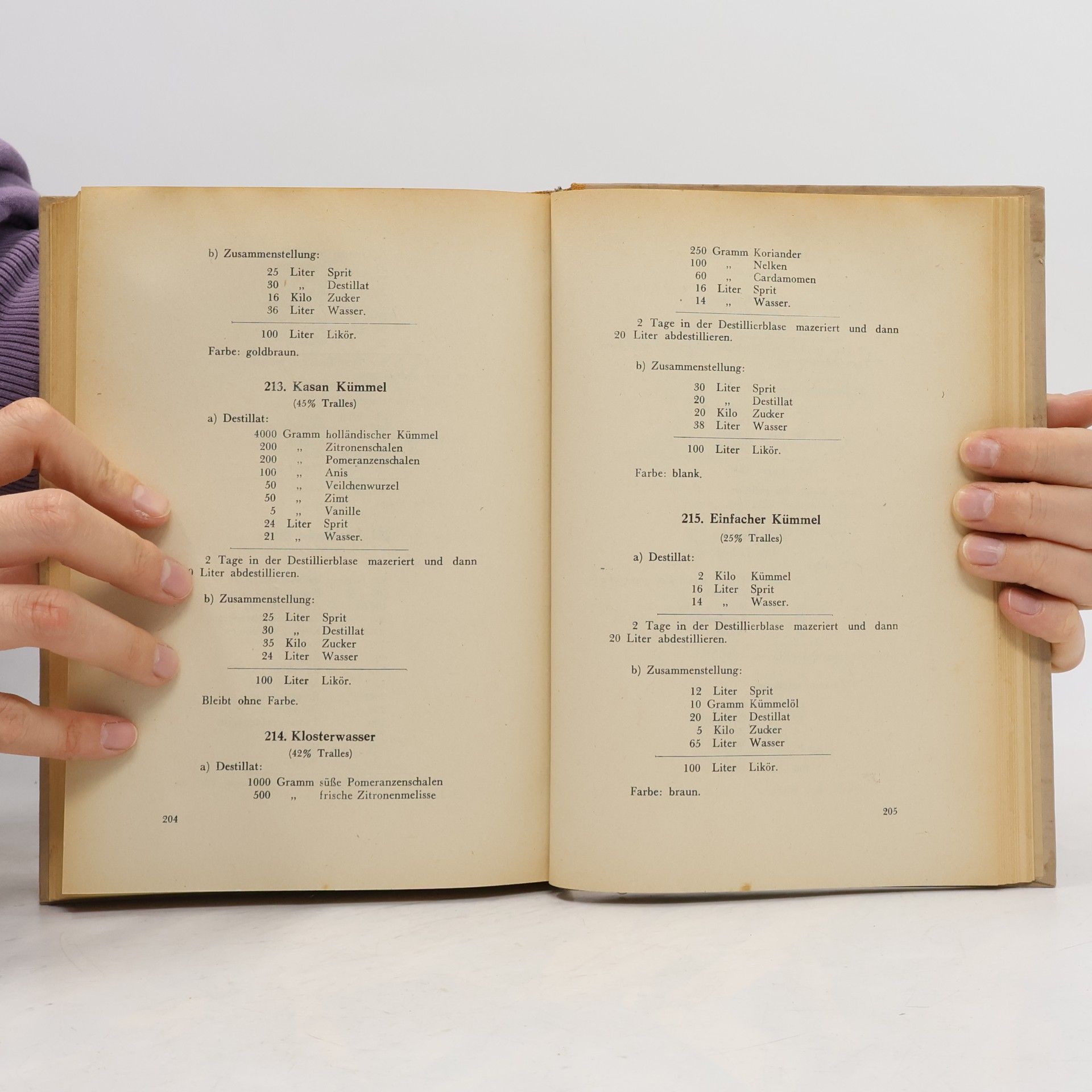 Dr. Hans Goettler Rezeptbuch für Destillateure