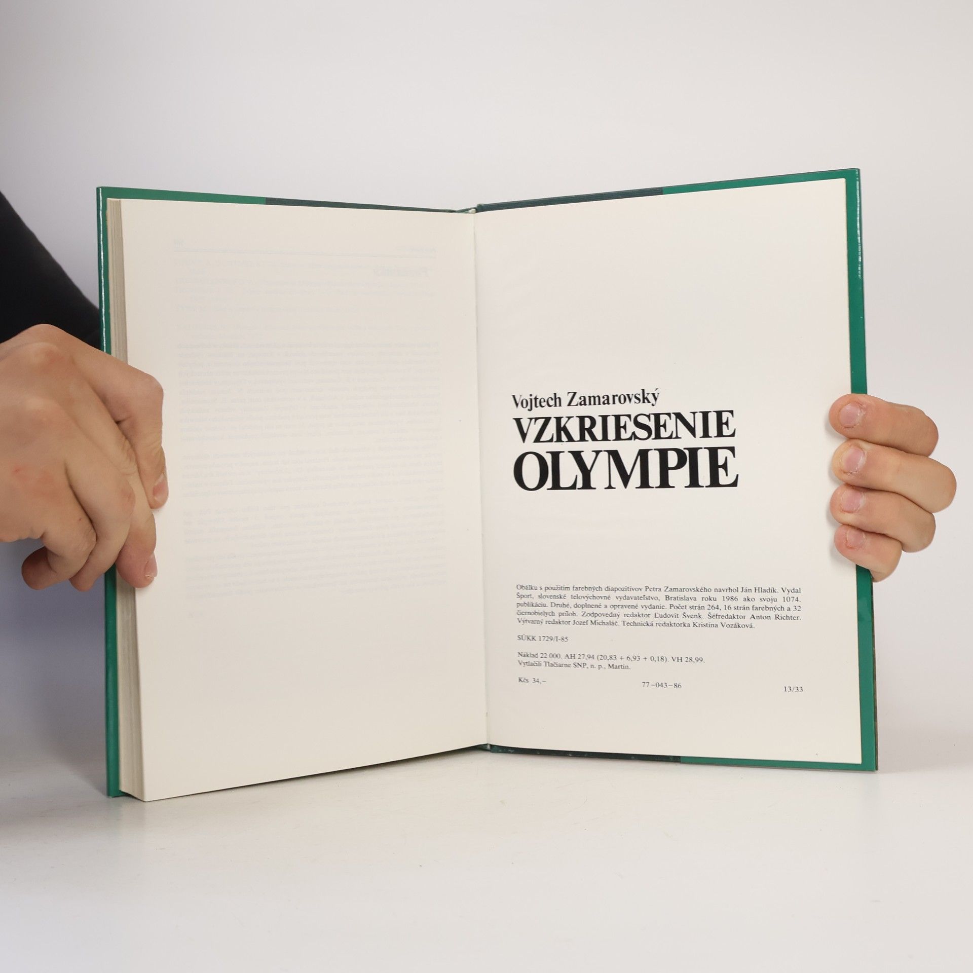 Vojtech Zamarovský Vzkriesenie Olympie